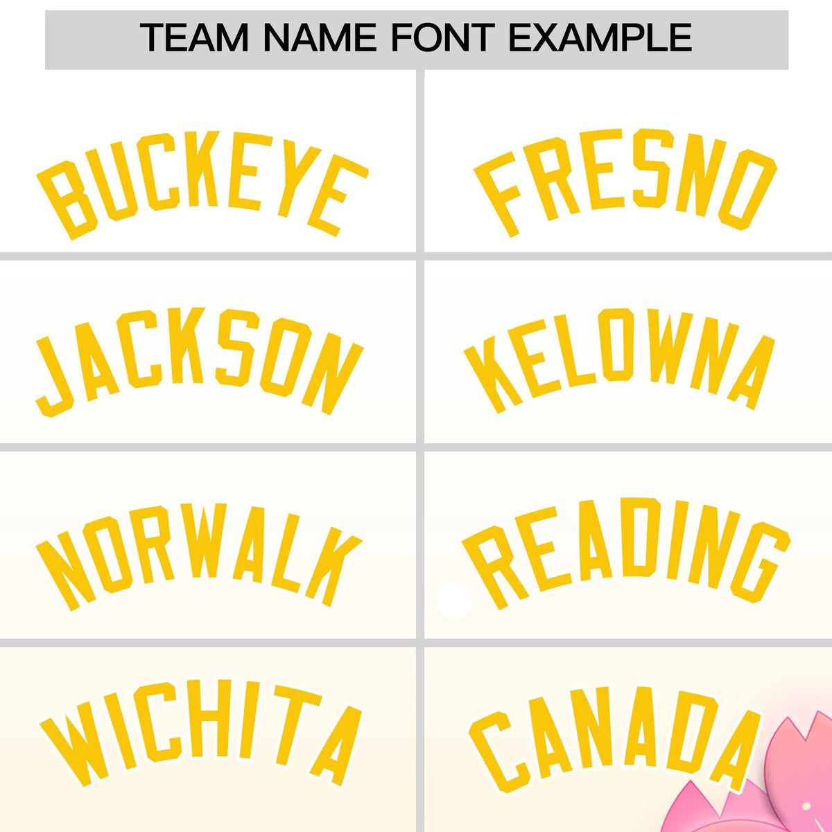 Custom Hooded Baseball Jersey | Gold White Cherry Blossom Personalized Name &amp; Number Sport Jersey
