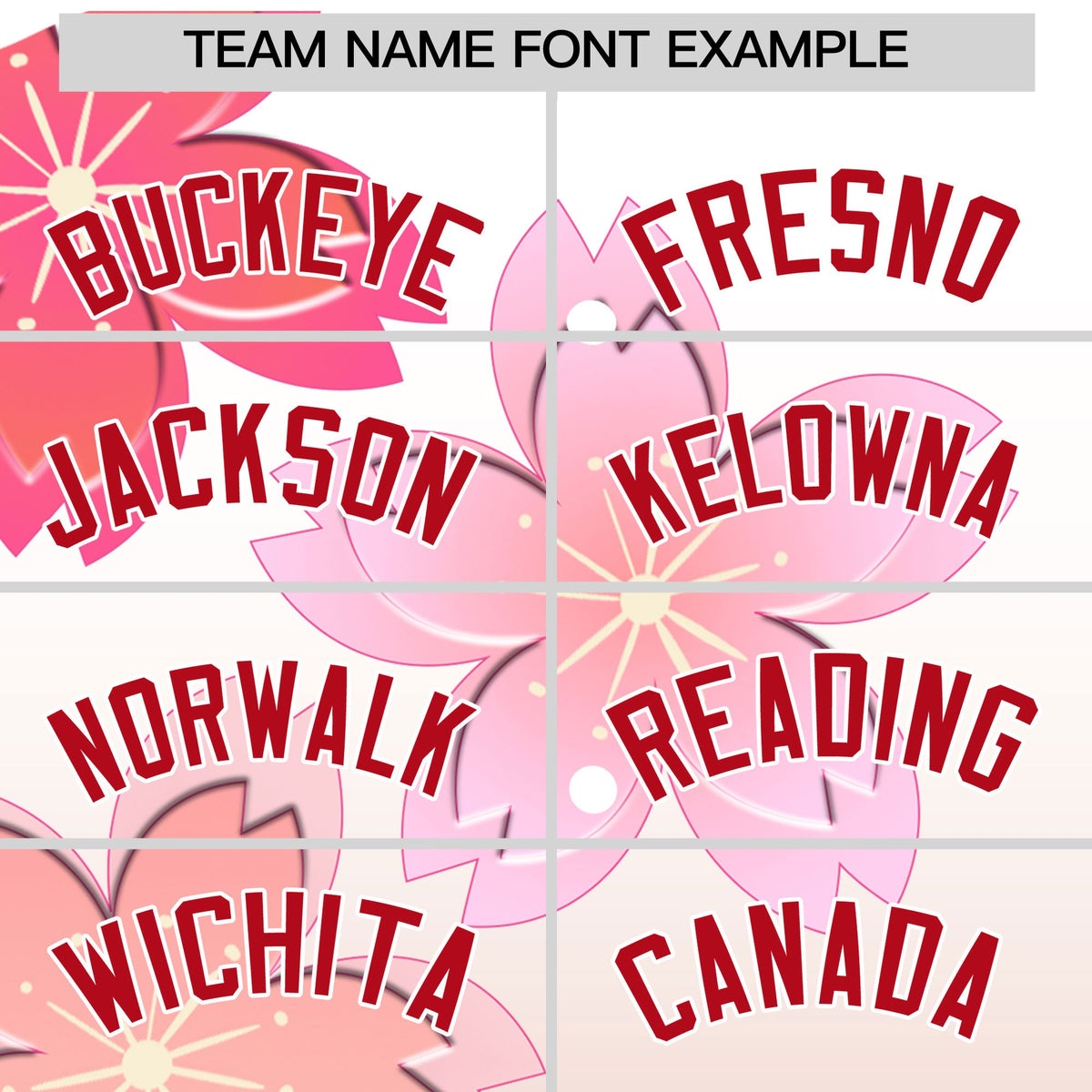 Custom Hooded Baseball Jersey | Pink Red Cherry Blossom Breathable Athleisure Streetwear