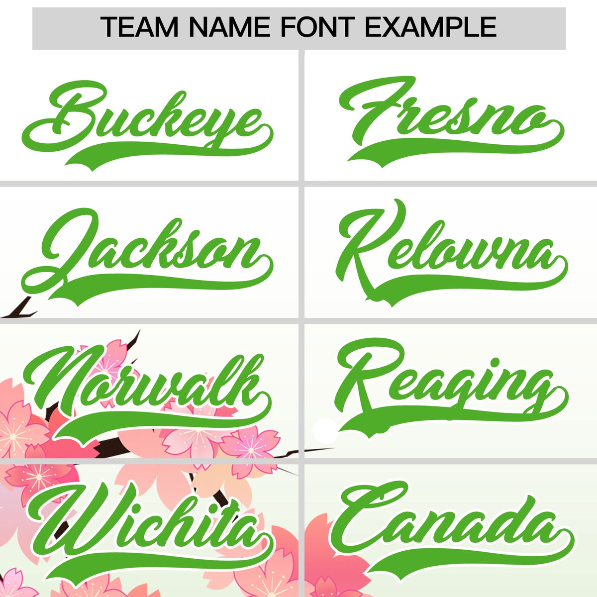 Custom Hooded Baseball Jersey | Pink Light Green Cherry Blossom Moisture-Wicking Jersey for Men &amp; Women