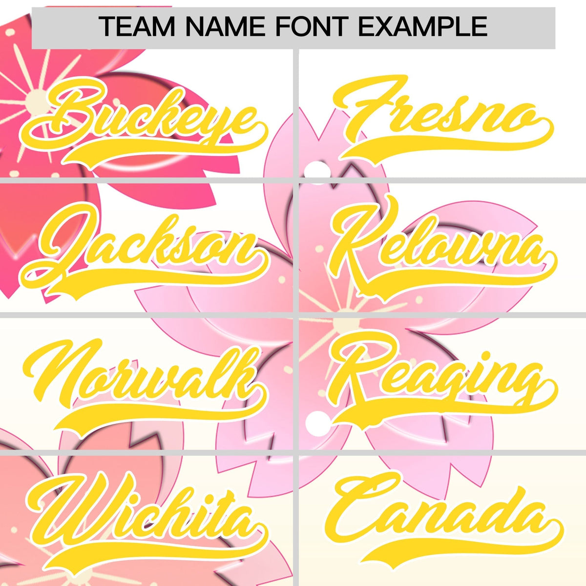 Custom Hooded Baseball Jersey | Pink Gold Cherry Blossom Personalized Name &amp; Number Sport Jersey