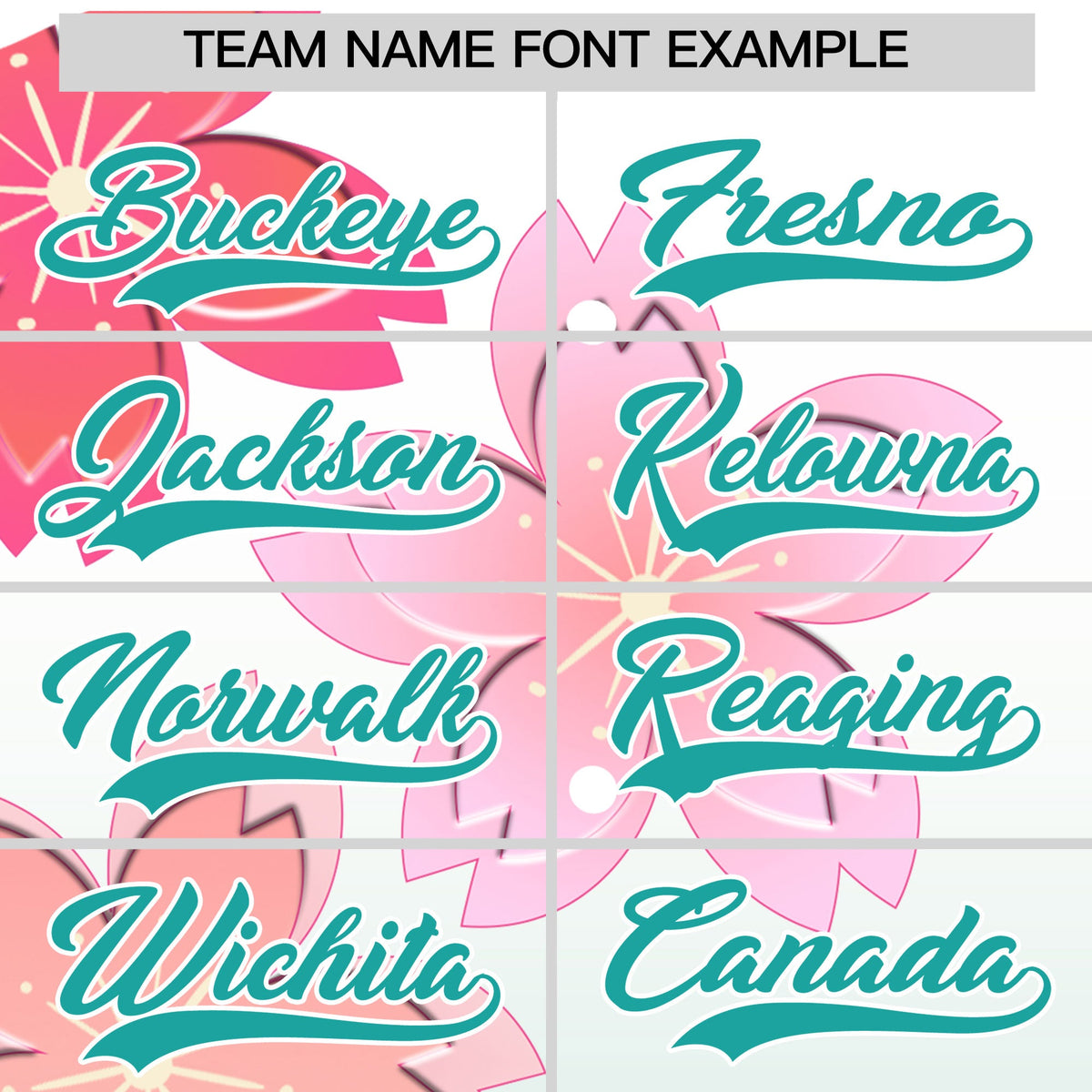 Custom Hooded Baseball Jersey | Pink Teal Cherry Blossom Moisture-Wicking Jersey for Men &amp; Women