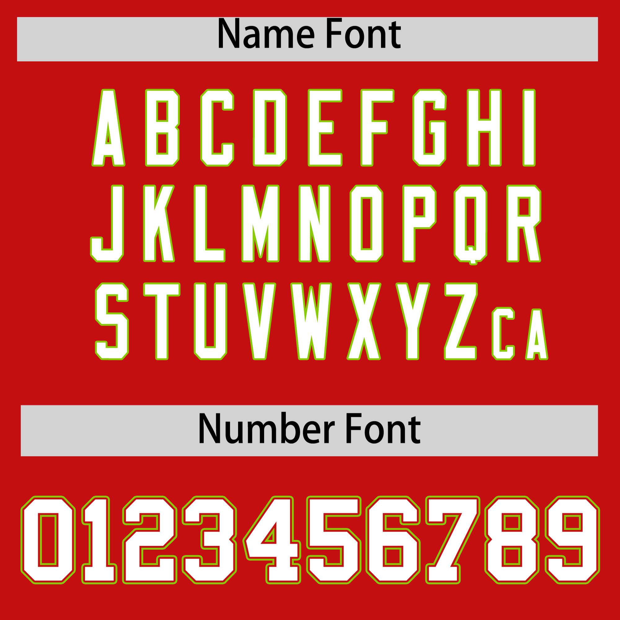 Custom Red Gold and Neon Green Split Fashion Raglan Sleeves Authentic Baseball Hoodie Jersey