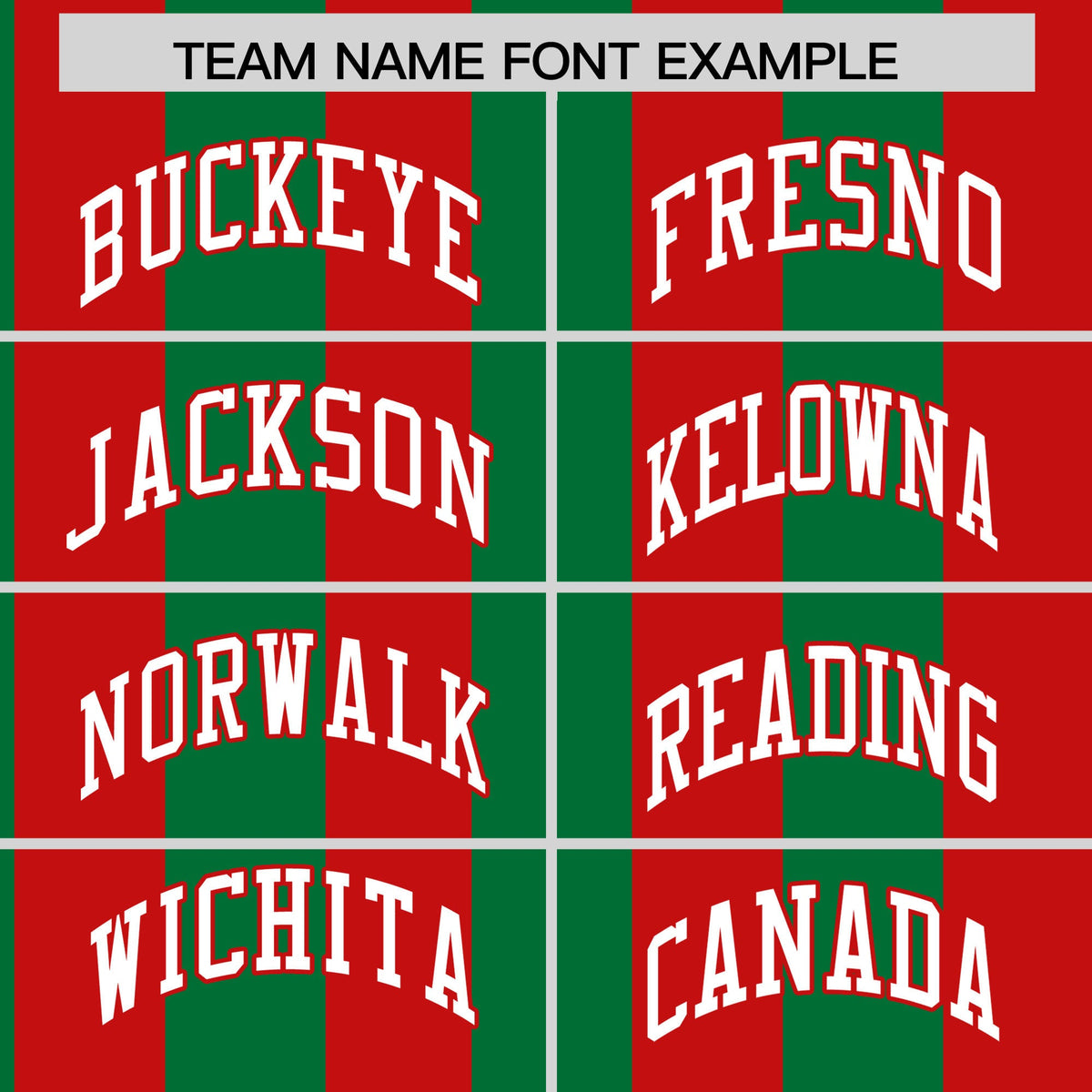 Custom Red Kelly Green Stripe Fashion Authentic Two-Button Softball Jersey