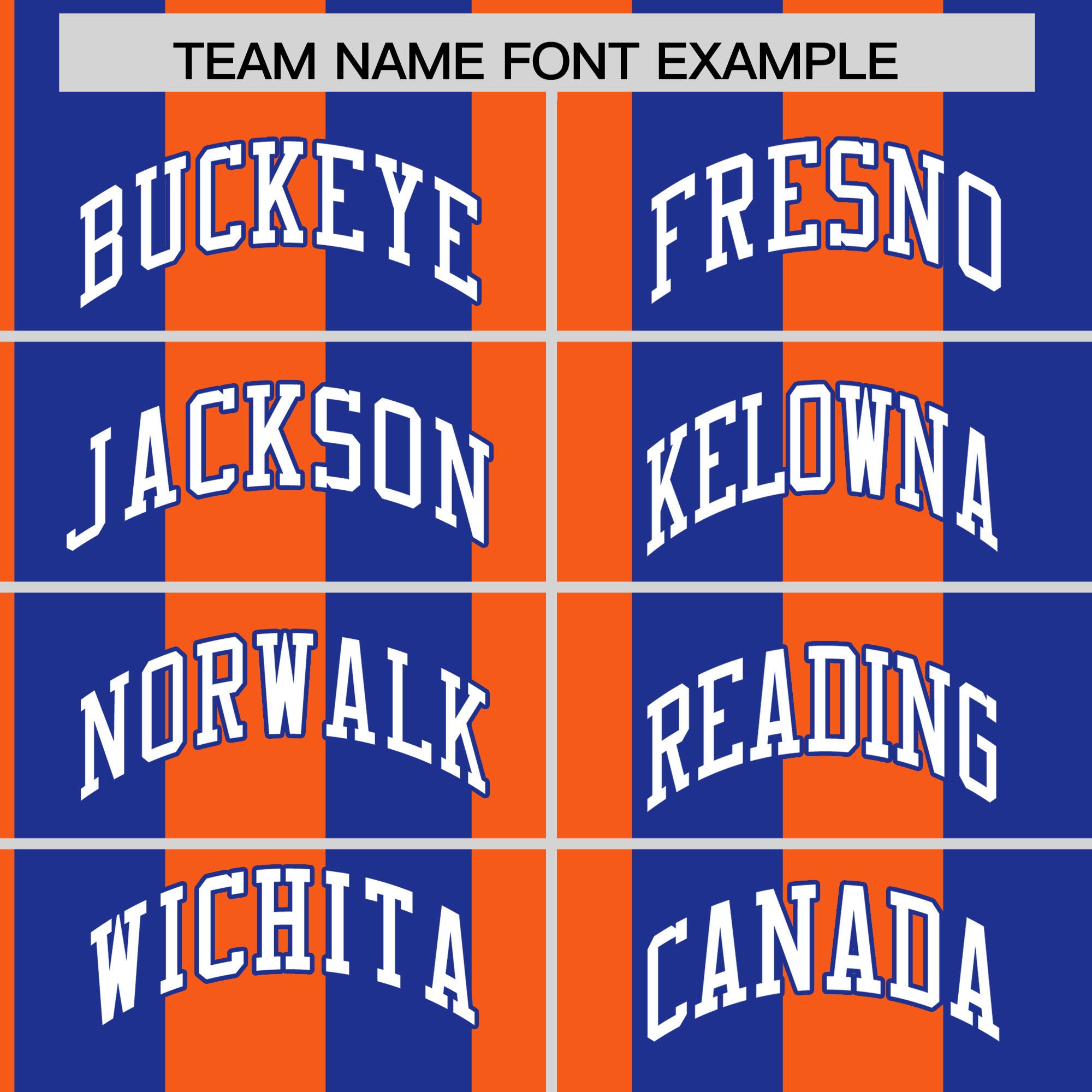 Custom Royal Orange Stripe Fashion Authentic Two-Button Softball Jersey