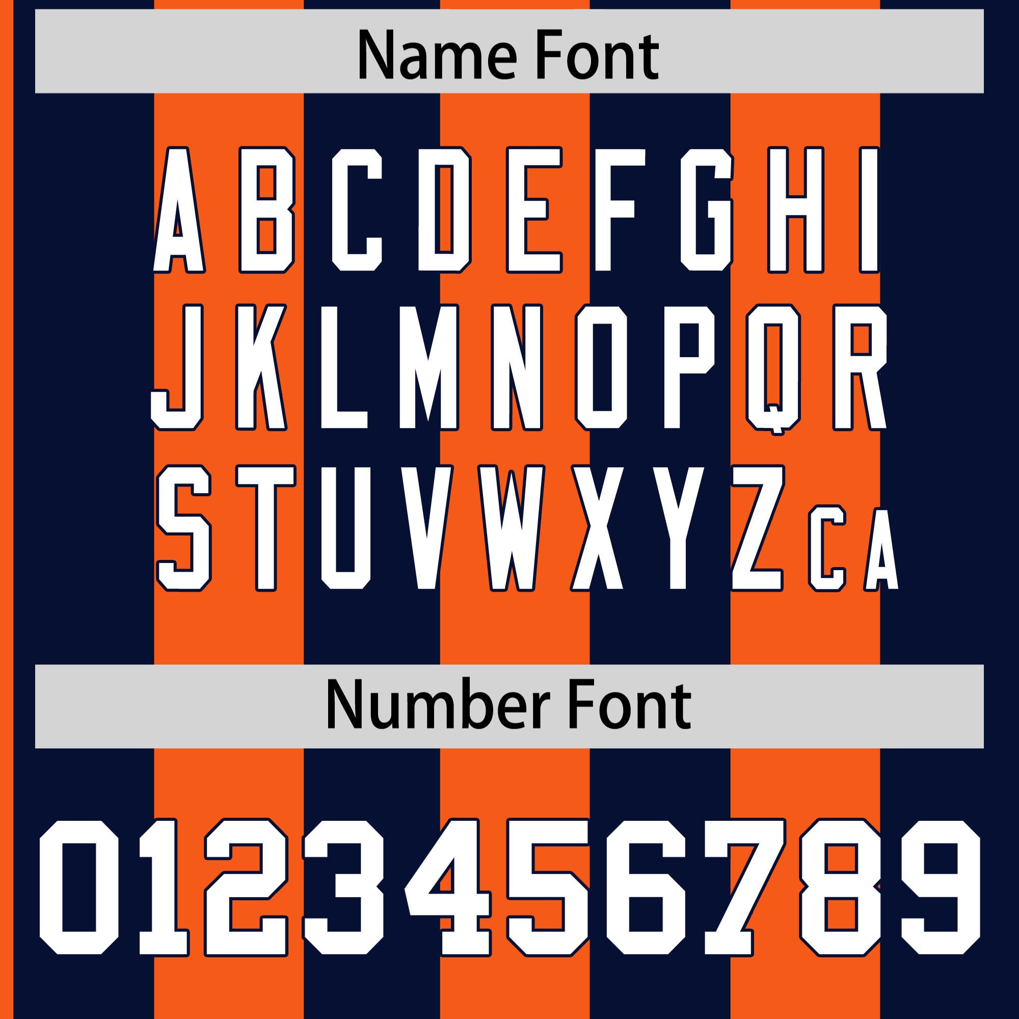 Custom Navy Orange Stripe Fashion Authentic Two-Button Softball Jersey