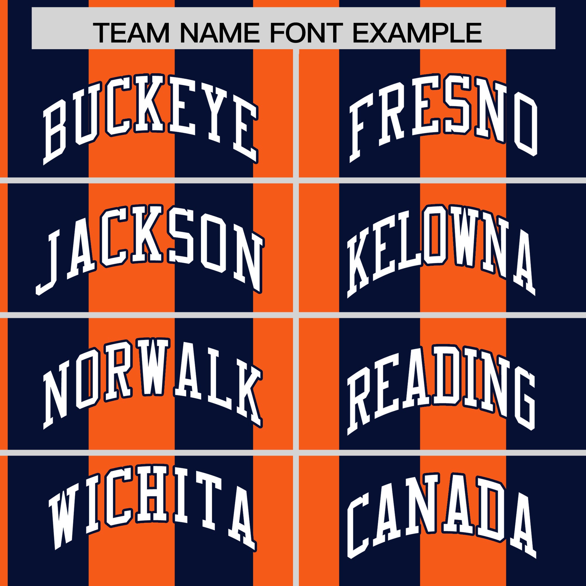 Custom Navy Orange Stripe Fashion Authentic Two-Button Softball Jersey