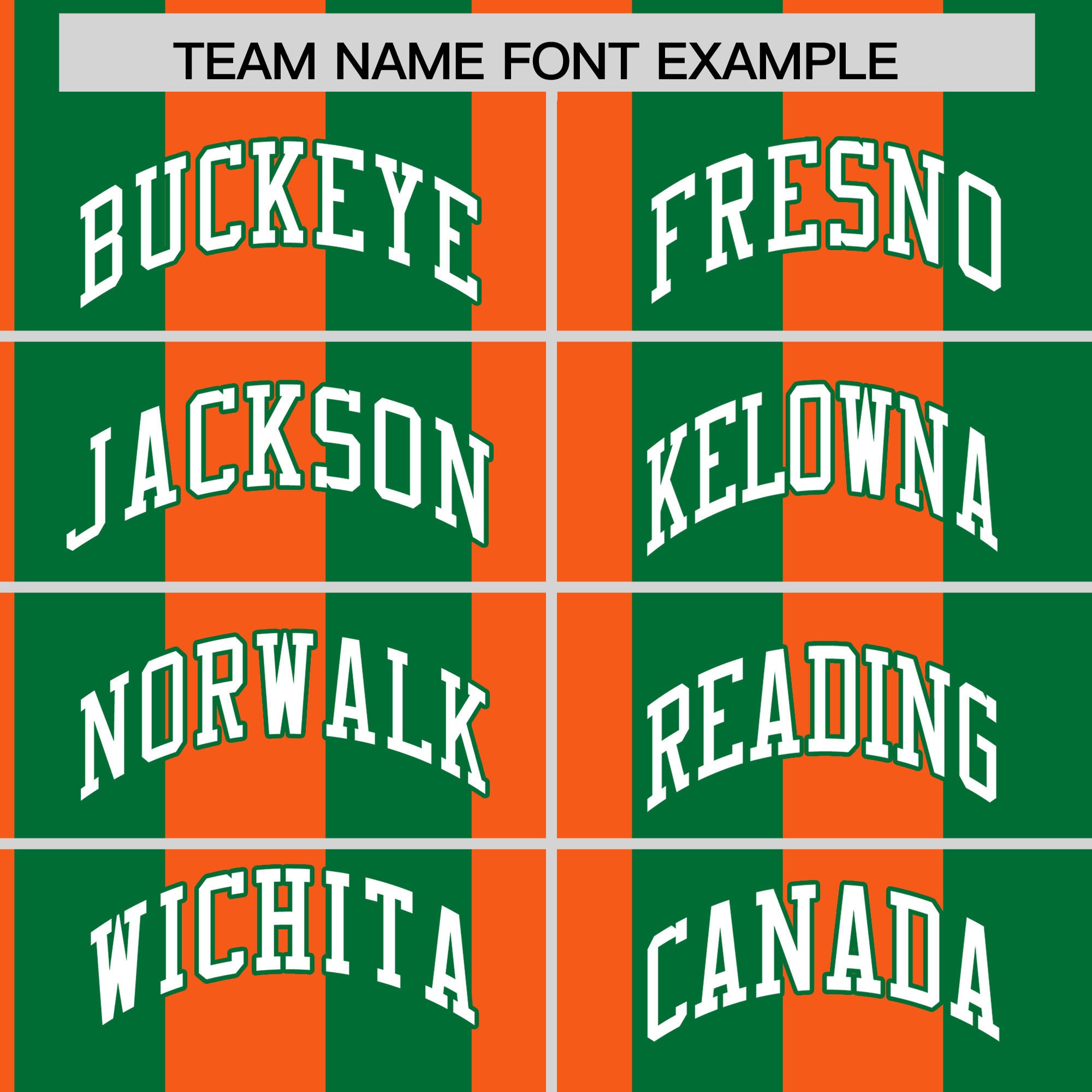 Custom Kelly Green Orange Stripe Fashion Authentic Two-Button Baseball Jersey| KXKSHOP