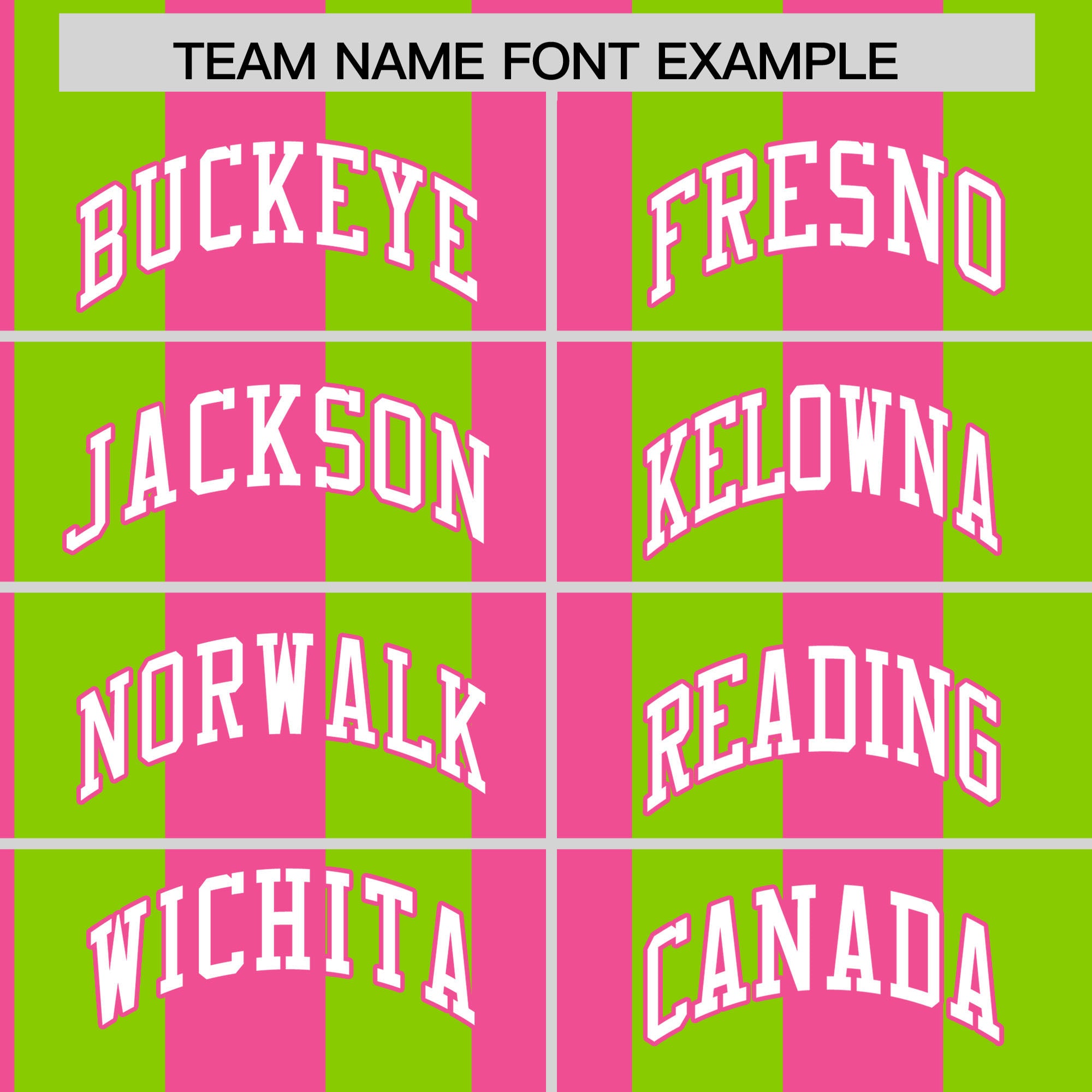 Custom Neon Green Pink Stripe Fashion Authentic Two-Button Baseball Jersey| KXKSHOP