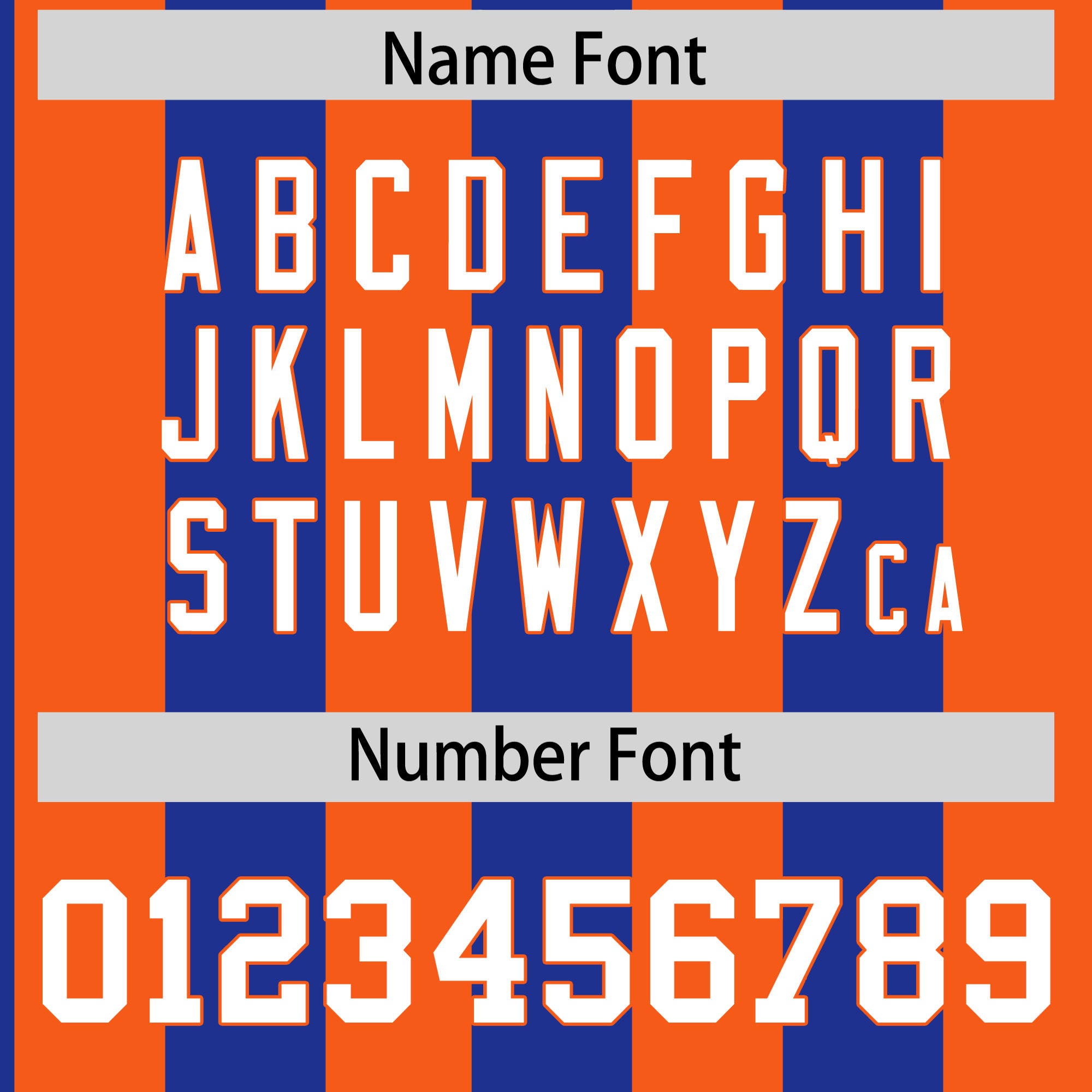 Custom Orange Royal Stripe Fashion Authentic Two-Button Baseball Jersey| KXKSHOP