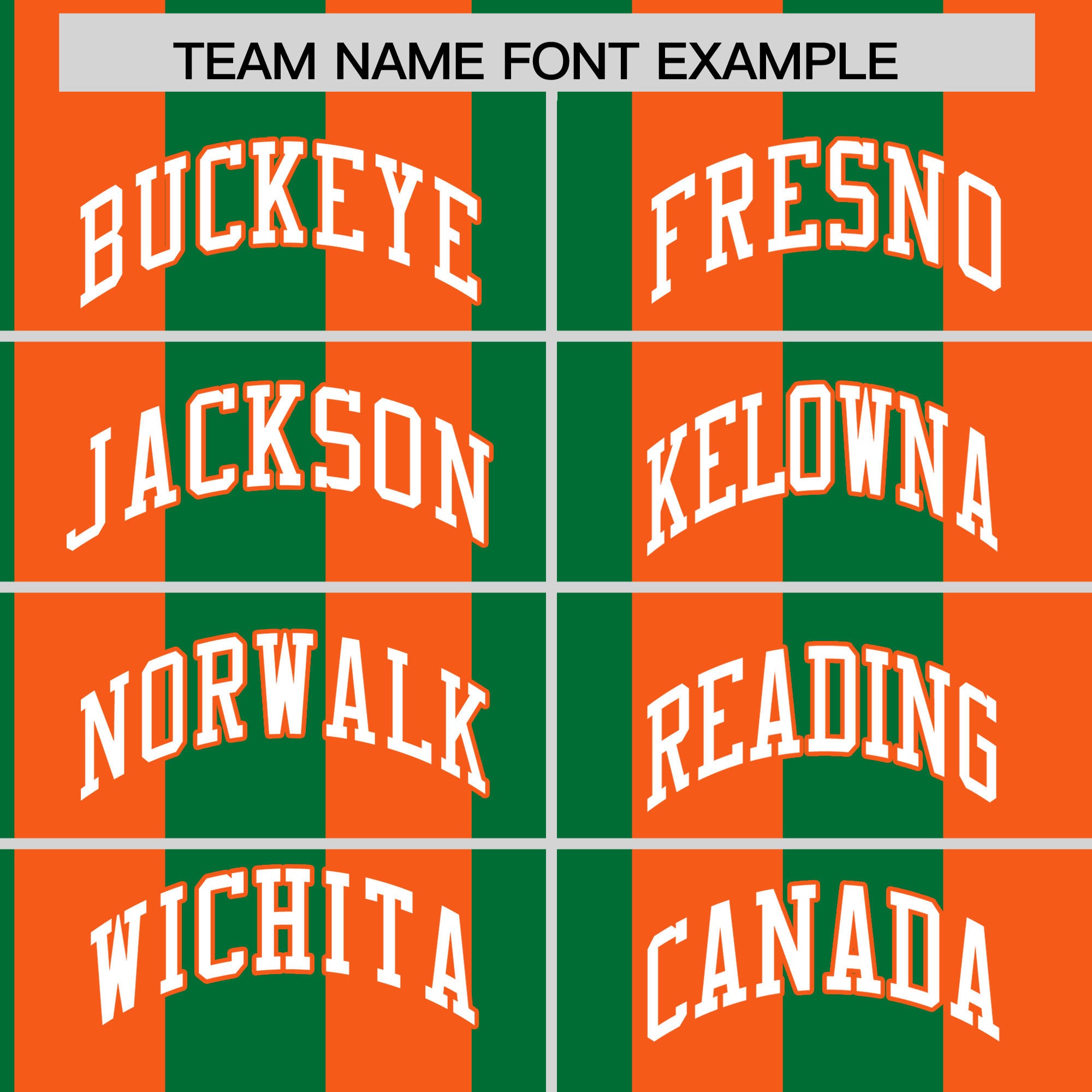 Custom Orange Kelly Green Stripe Fashion Authentic Two-Button Baseball Jersey| KXKSHOP