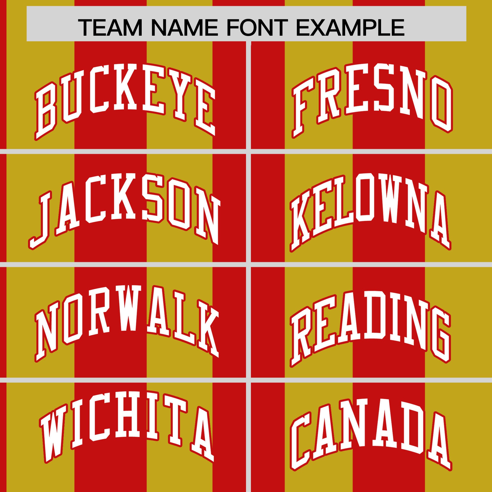 Custom Old Gold Red Stripe Fashion Authentic Two-Button Softball Jersey