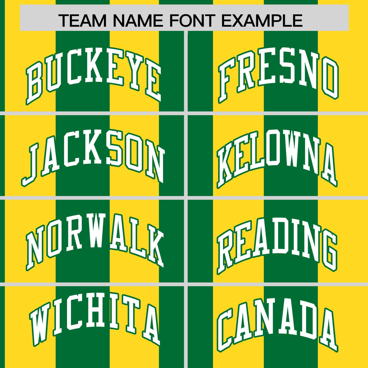 Custom Gold Kelly Green Stripe Fashion Authentic Two-Button Softball Jersey