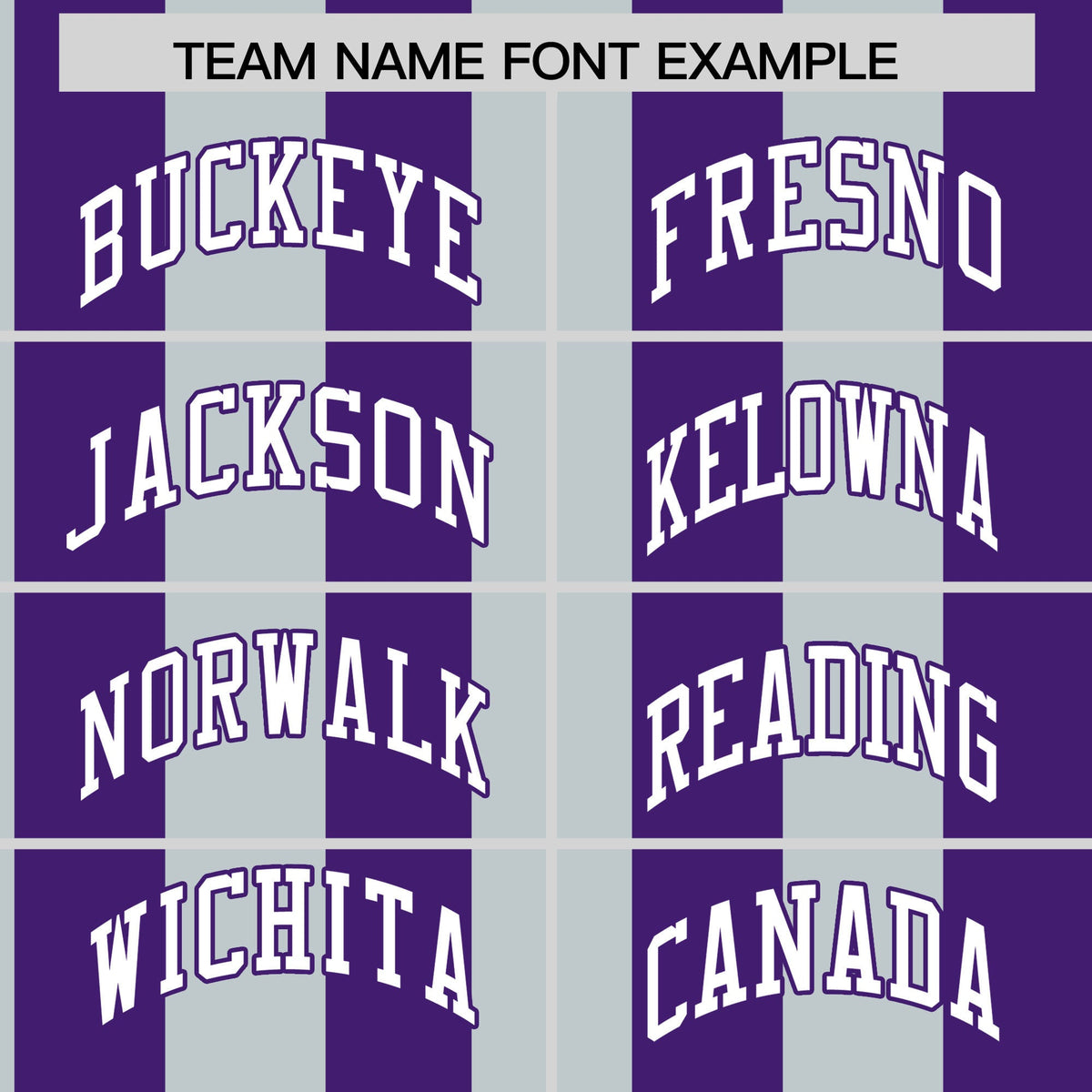 Custom Purple Silver Stripe Fashion Authentic Two-Button Softball Jersey