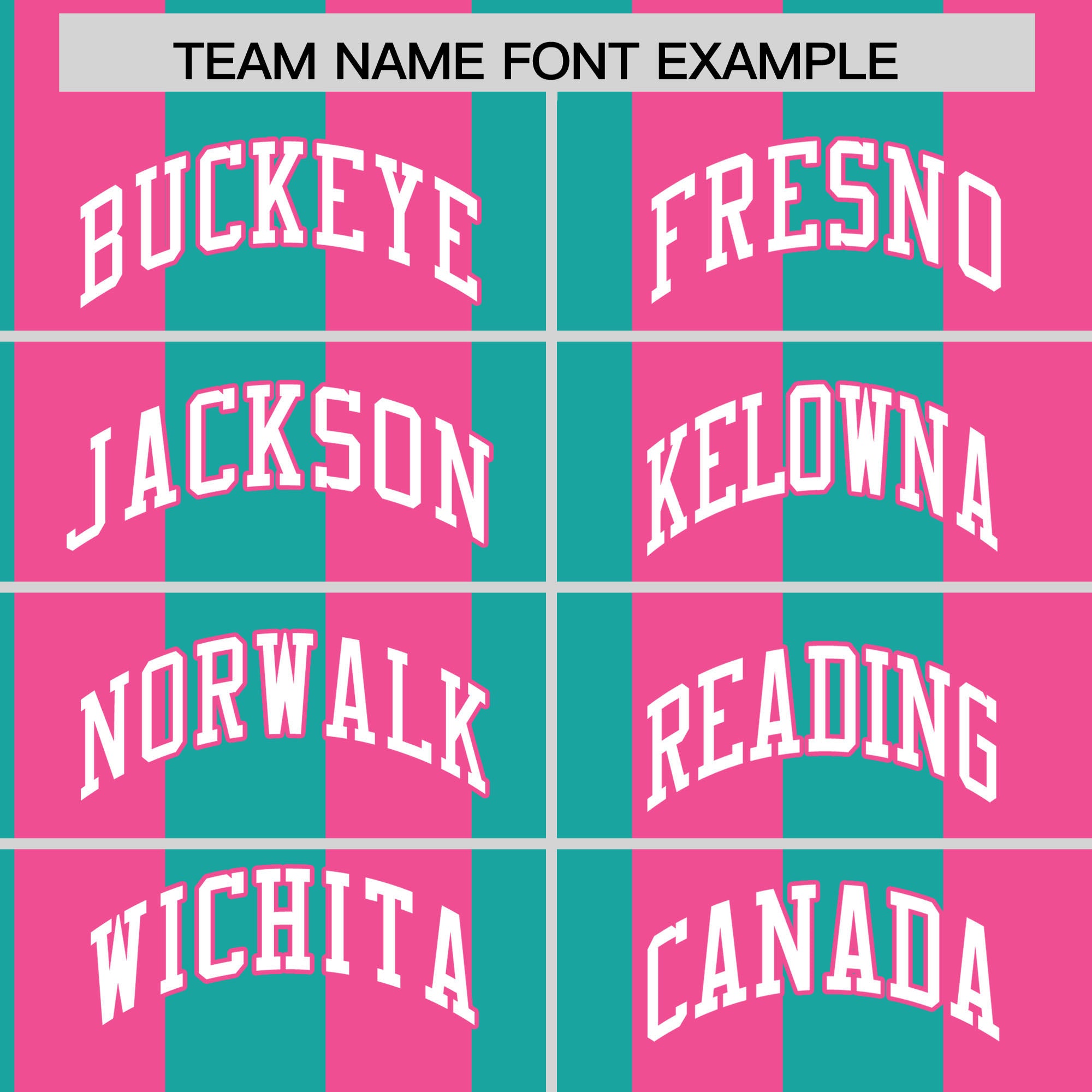 Custom Pink Aqua Stripe Fashion Authentic Two-Button Baseball Jersey| KXKSHOP