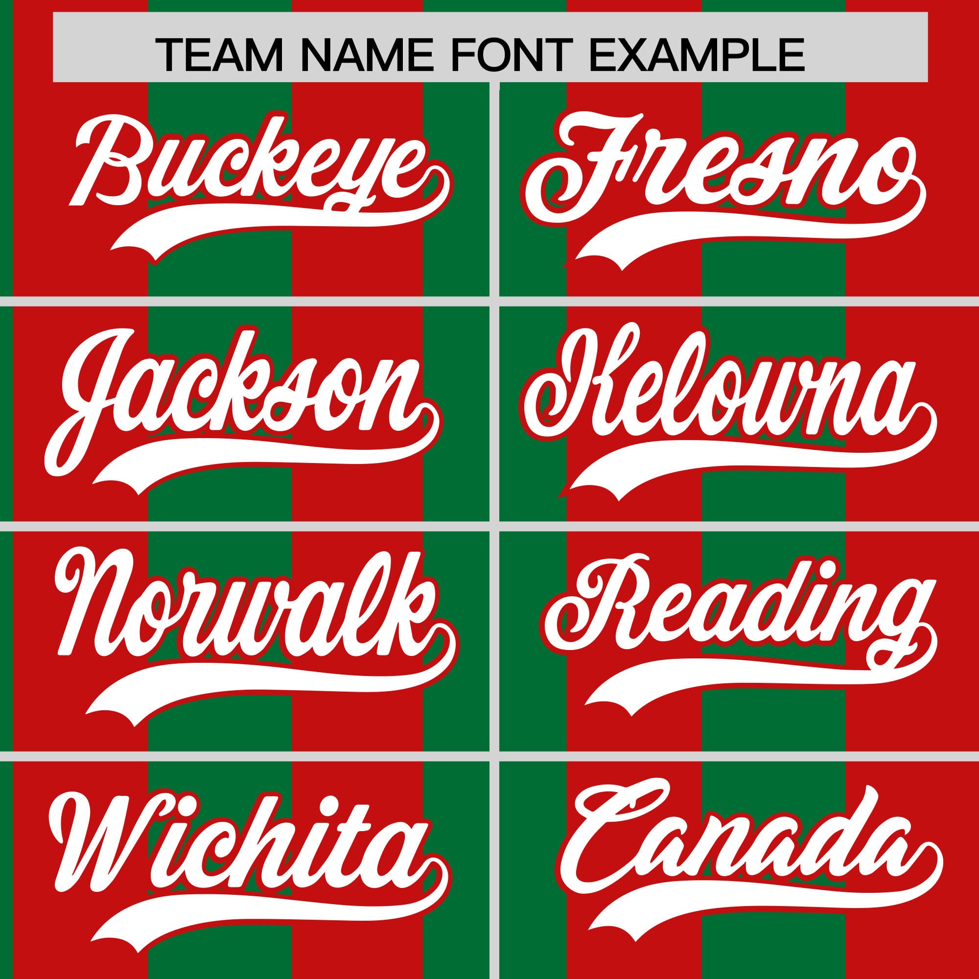 Custom Red Kelly Green Stripe Fashion Authentic Two-Button Baseball Jersey| KXKSHOP