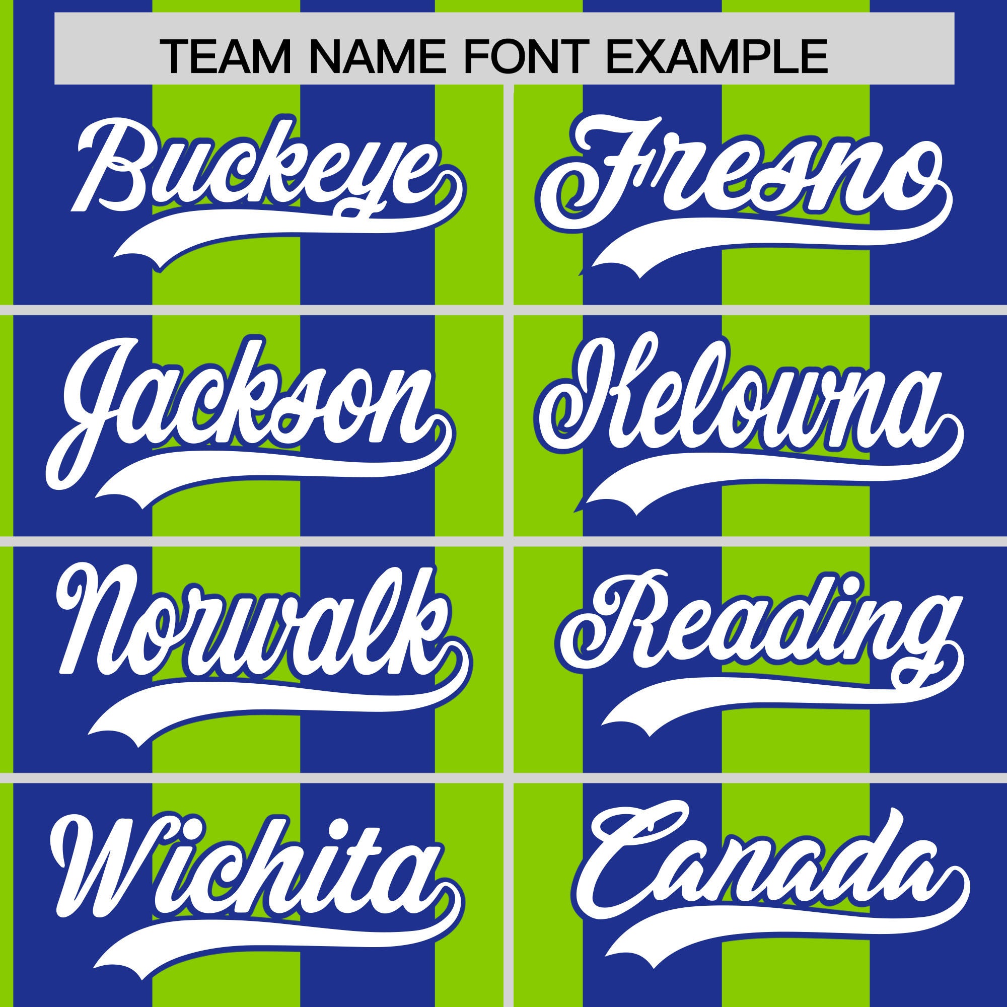 Custom Royal Neon Green Stripe Fashion Authentic Two-Button Baseball Jersey| KXKSHOP