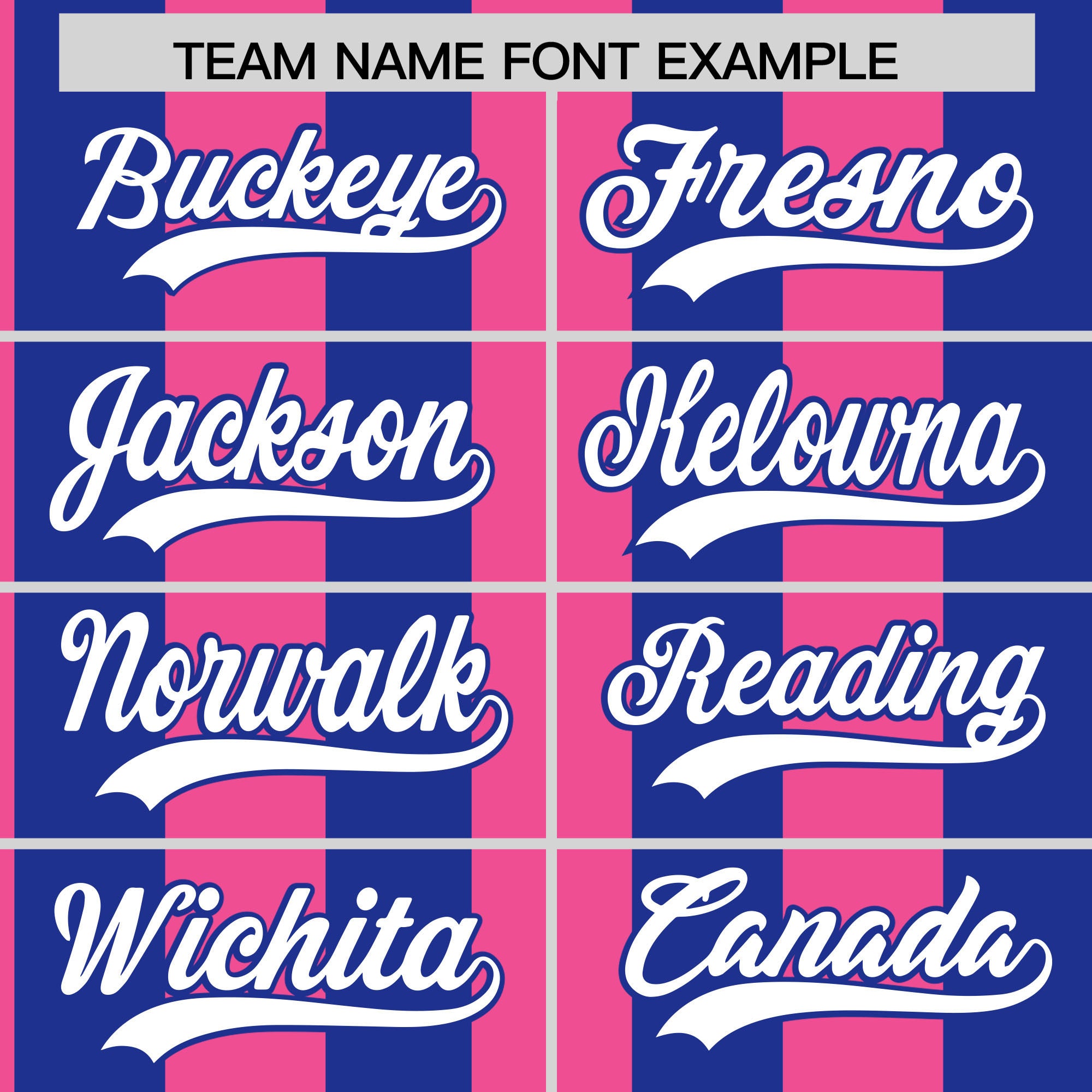 Custom Royal Pink Stripe Fashion Authentic Two-Button Softball Jersey