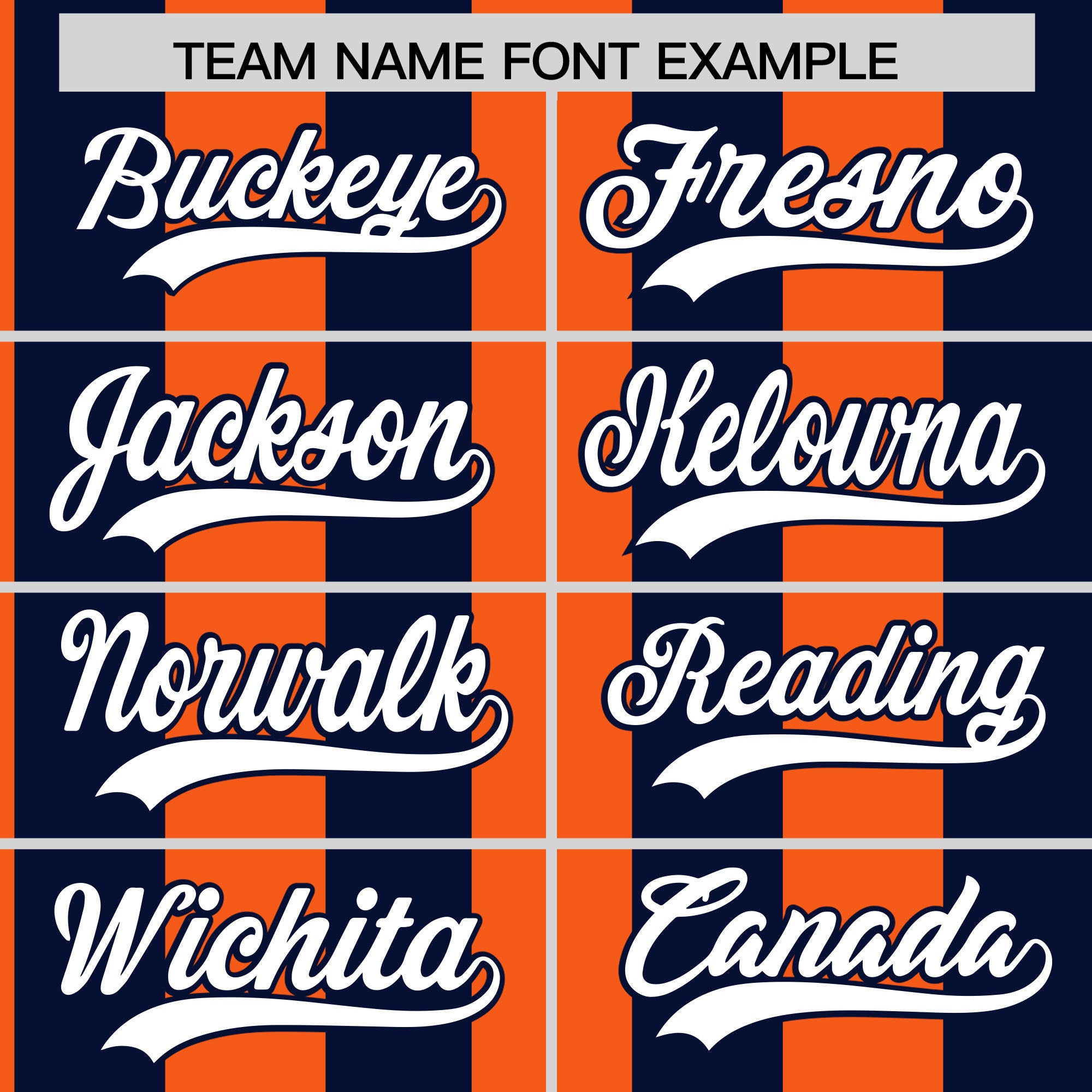 Custom Navy Orange Stripe Fashion Authentic Two-Button Baseball Jersey| KXKSHOP