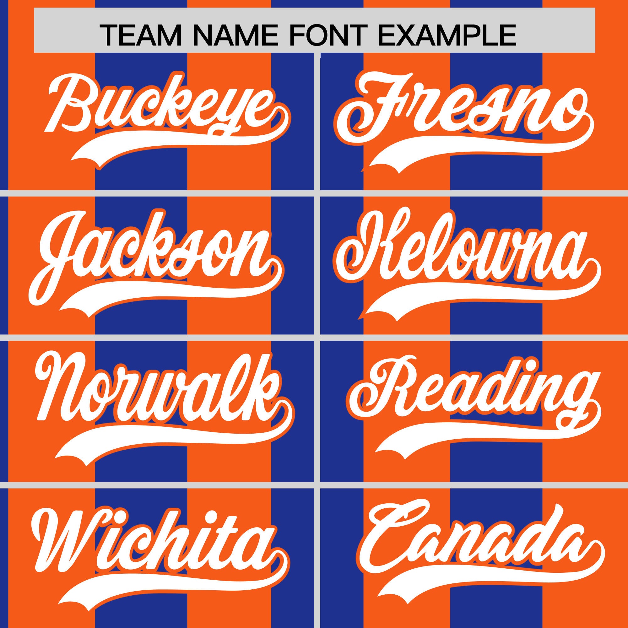 Custom Orange Royal Stripe Fashion Authentic Two-Button Baseball Jersey| KXKSHOP