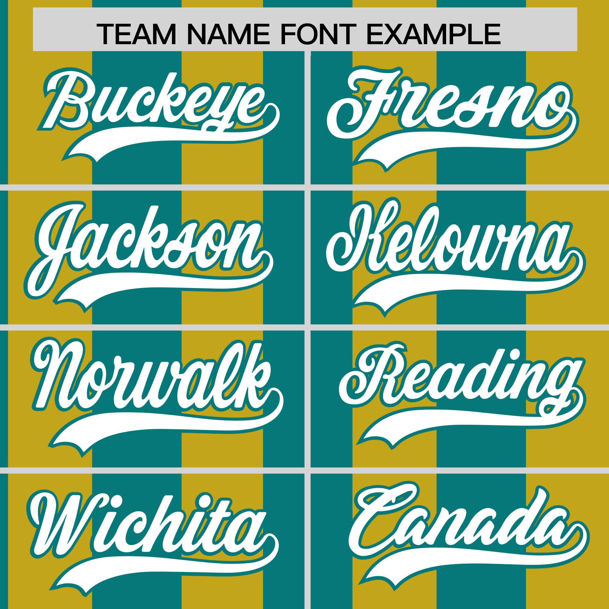 Custom Old Gold Aqua Stripe Fashion Authentic Two-Button Softball Jersey