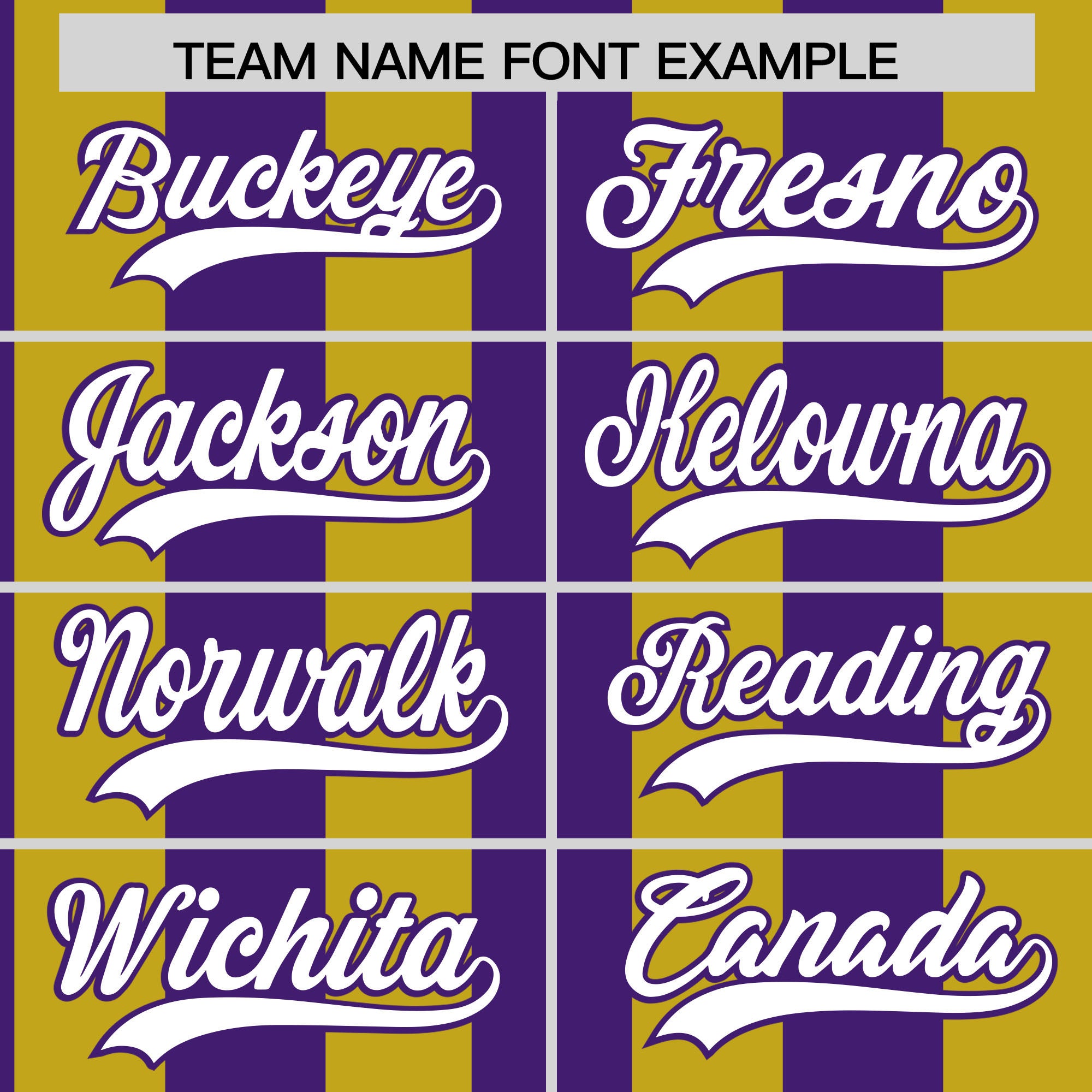 Custom Old Gold Purple Stripe Fashion Authentic Two-Button Softball Jersey