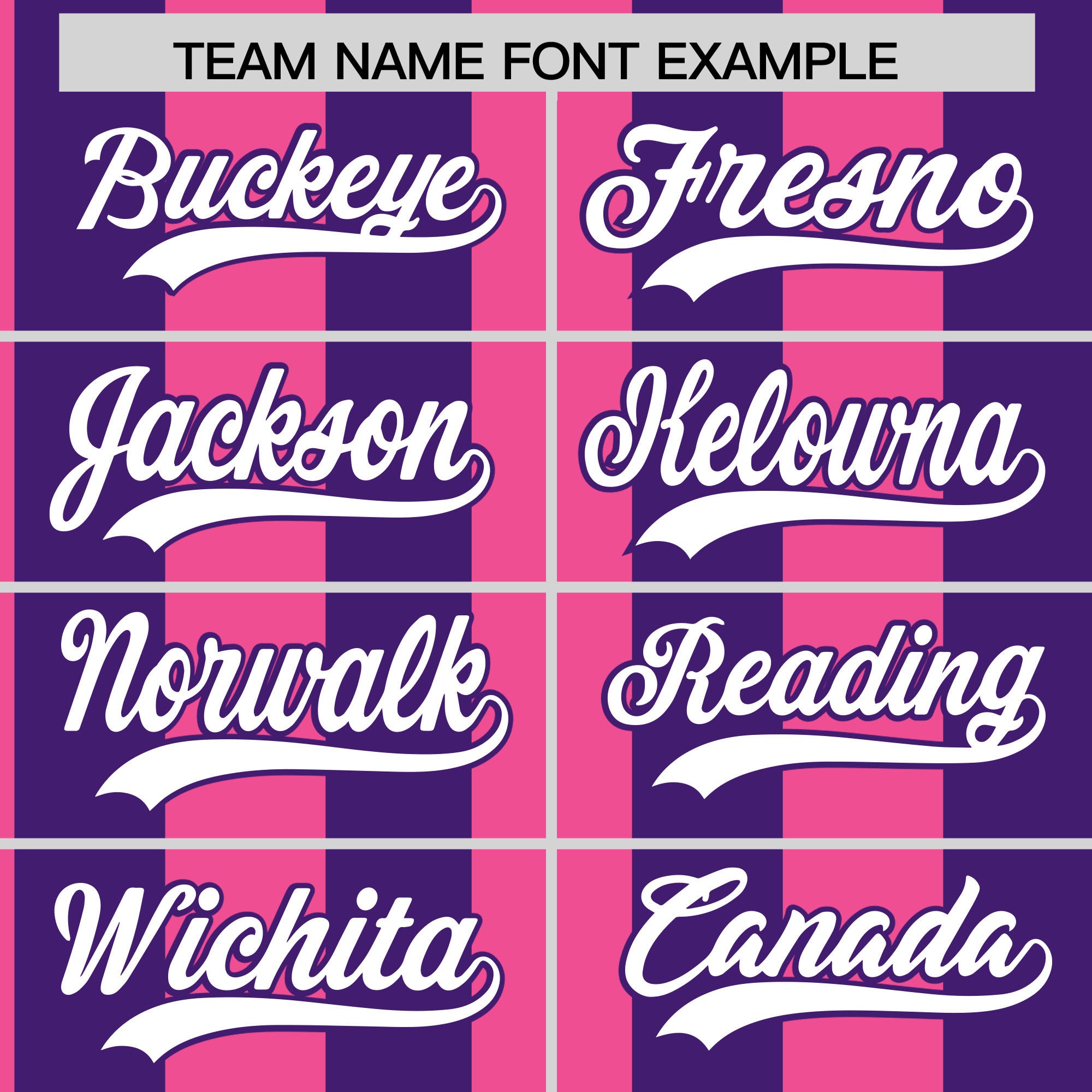 Custom Purple Pink Stripe Fashion Authentic Two-Button Softball Jersey