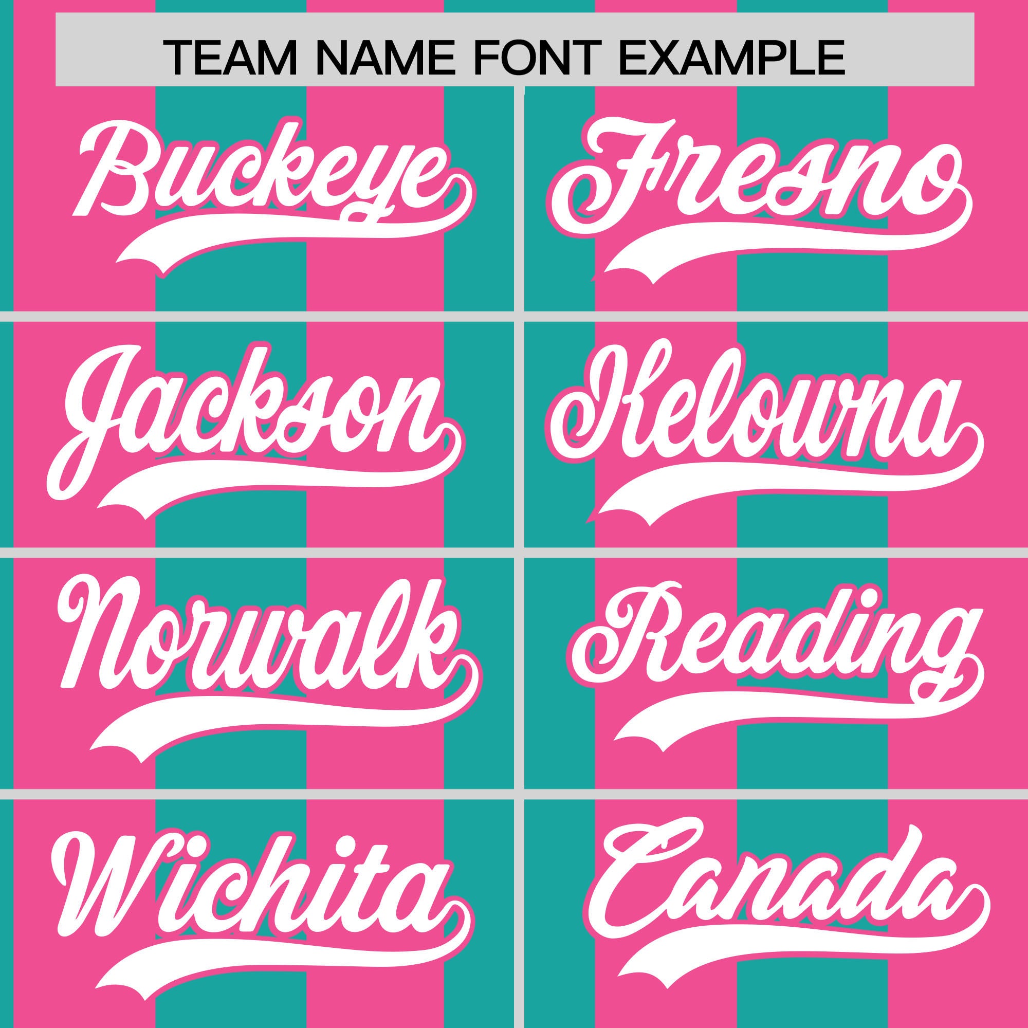 Custom Pink Aqua Stripe Fashion Authentic Two-Button Baseball Jersey| KXKSHOP