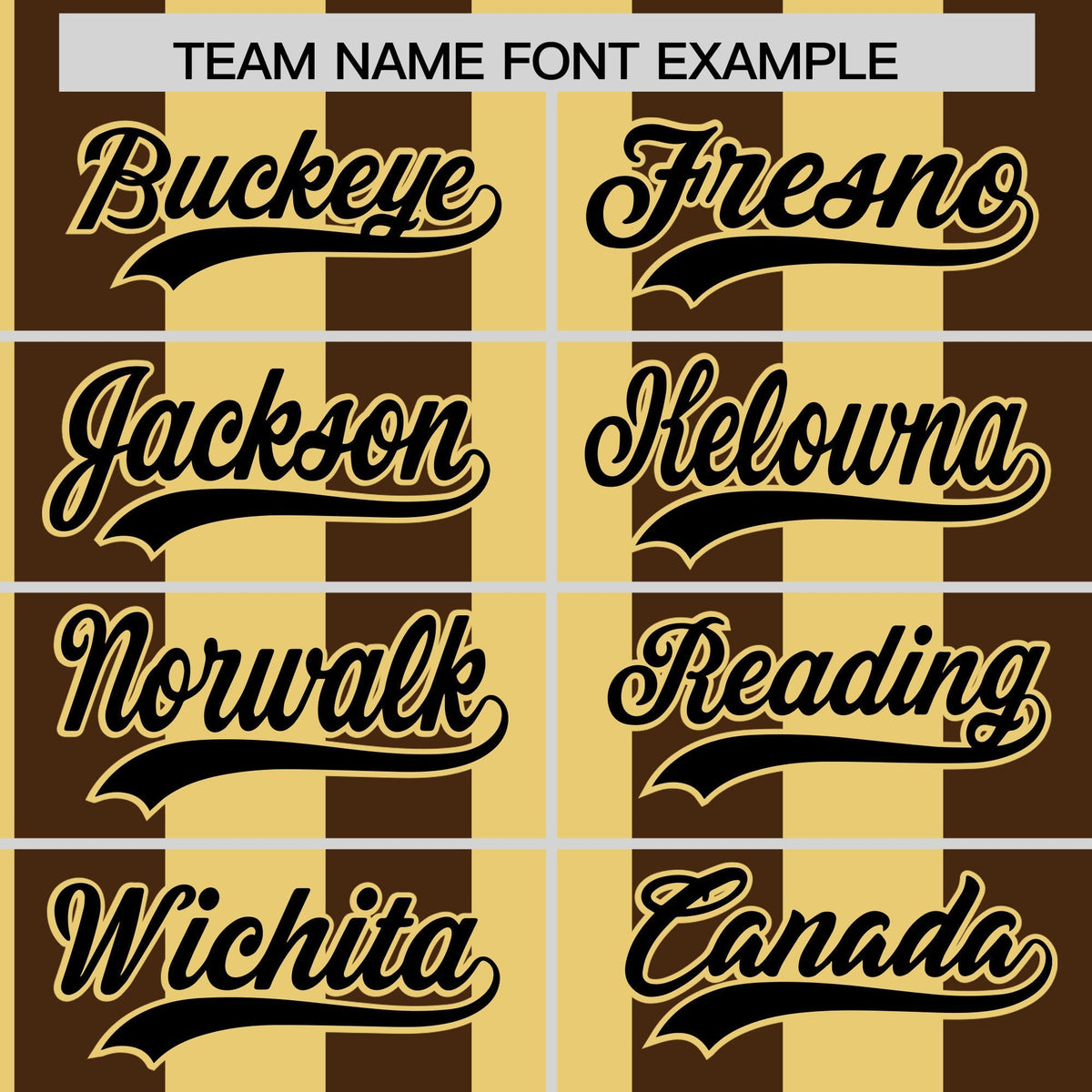 Custom Brown Khaki Stripe Fashion Authentic Two-Button Softball Jersey