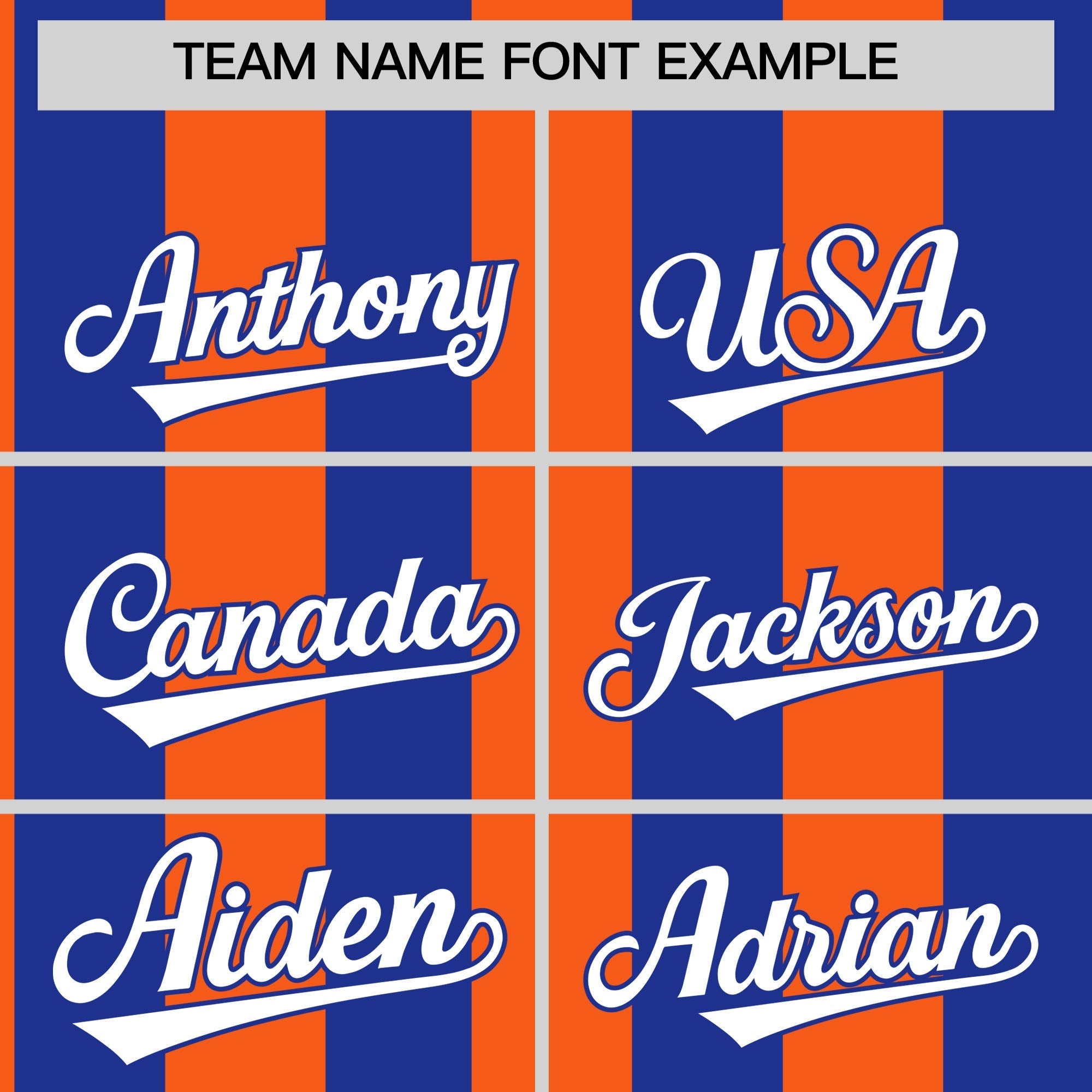 Custom Royal Orange Stripe Fashion Authentic Two-Button Softball Jersey