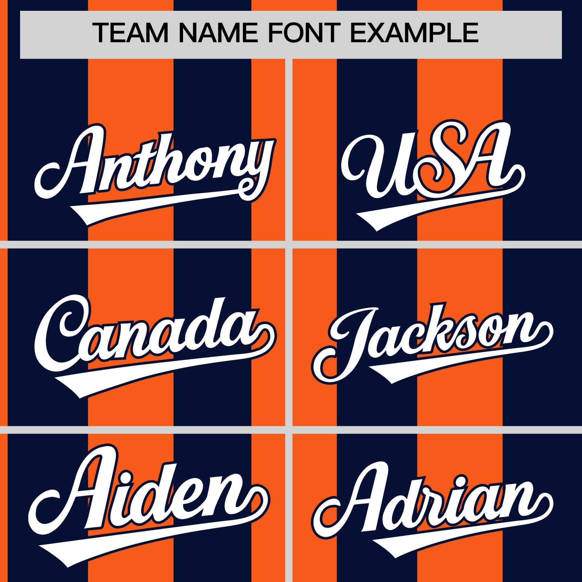 Custom Navy Orange Stripe Fashion Authentic Two-Button Softball Jersey