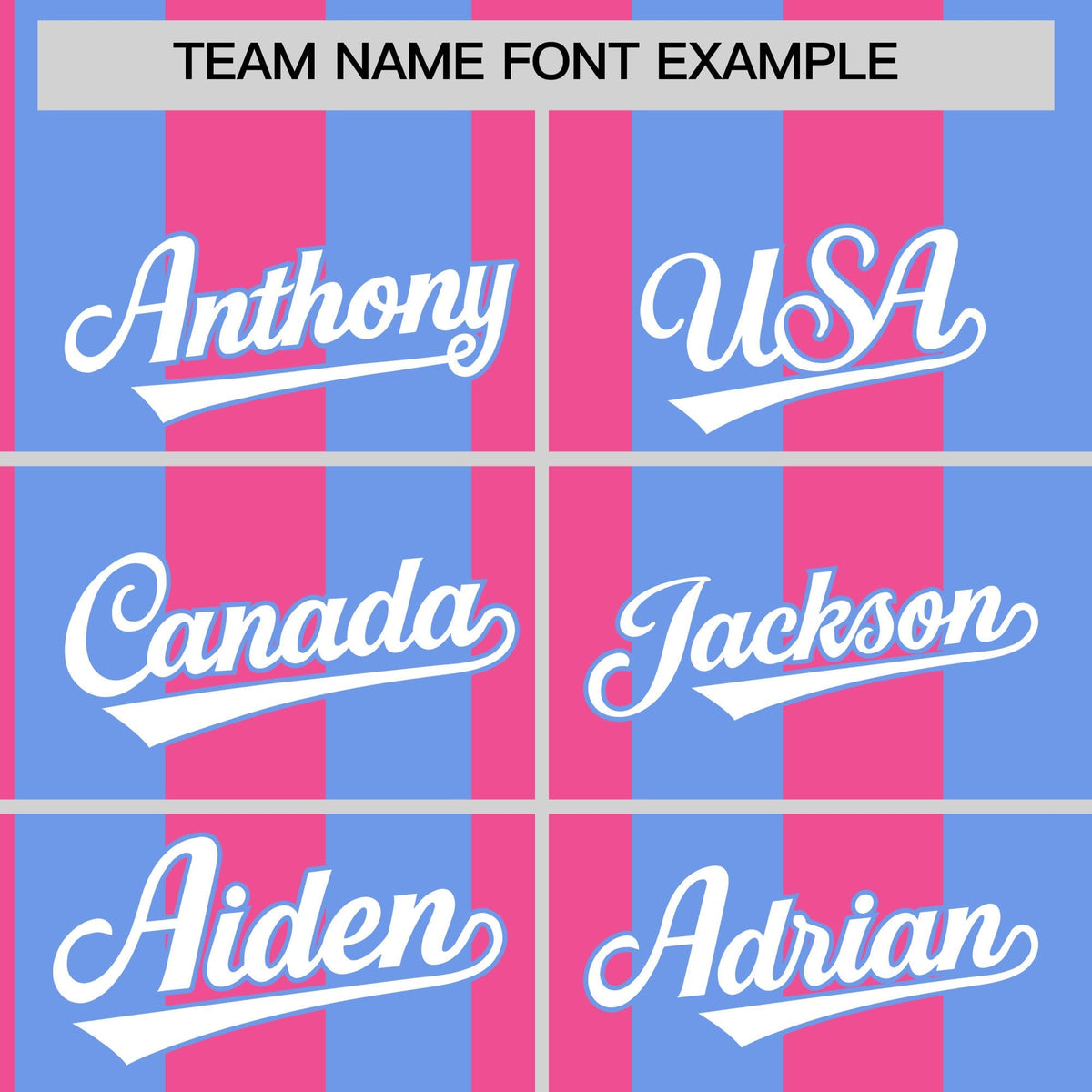 Custom Light Blue Pink Stripe Fashion Authentic Two-Button Softball Jersey