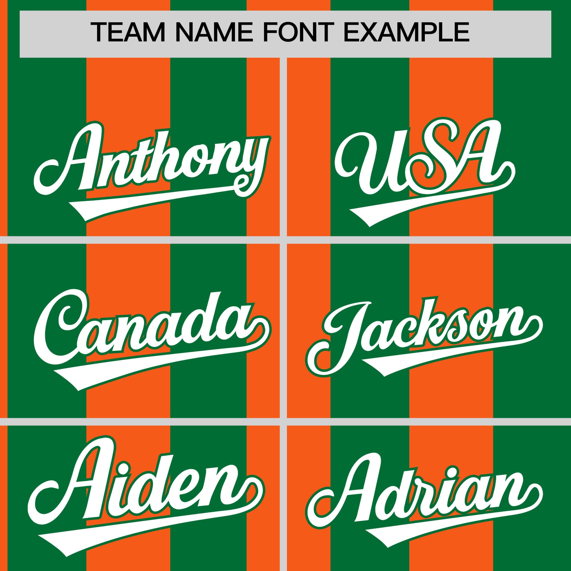 Custom Kelly Green Orange Stripe Fashion Authentic Two-Button Baseball Jersey| KXKSHOP