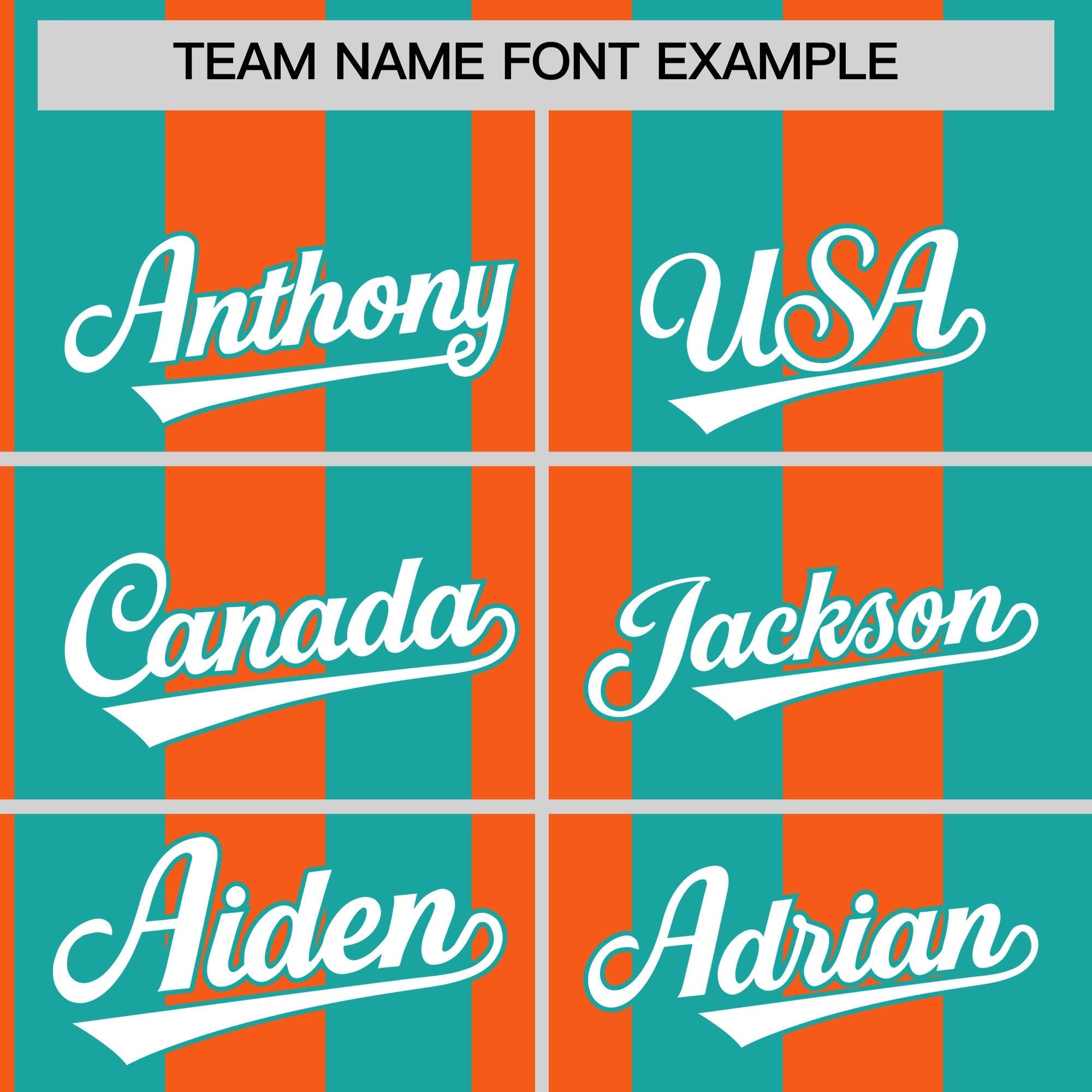 Custom Aqua Orange Stripe Fashion Authentic Two-Button Baseball Jersey| KXKSHOP