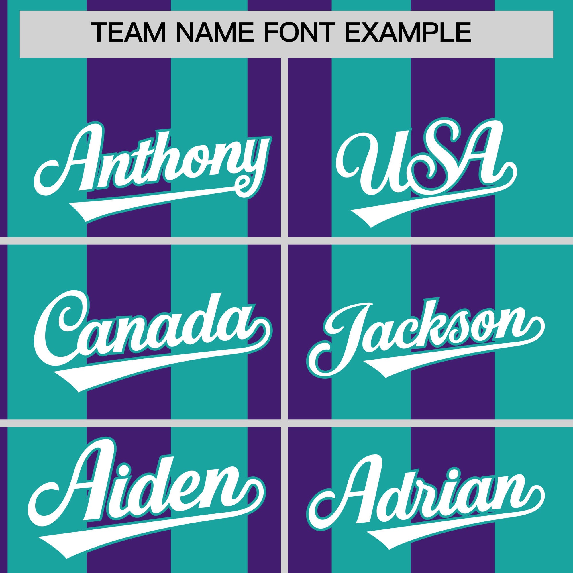 Custom Aqua Purple Stripe Fashion Authentic Two-Button Softball Jersey