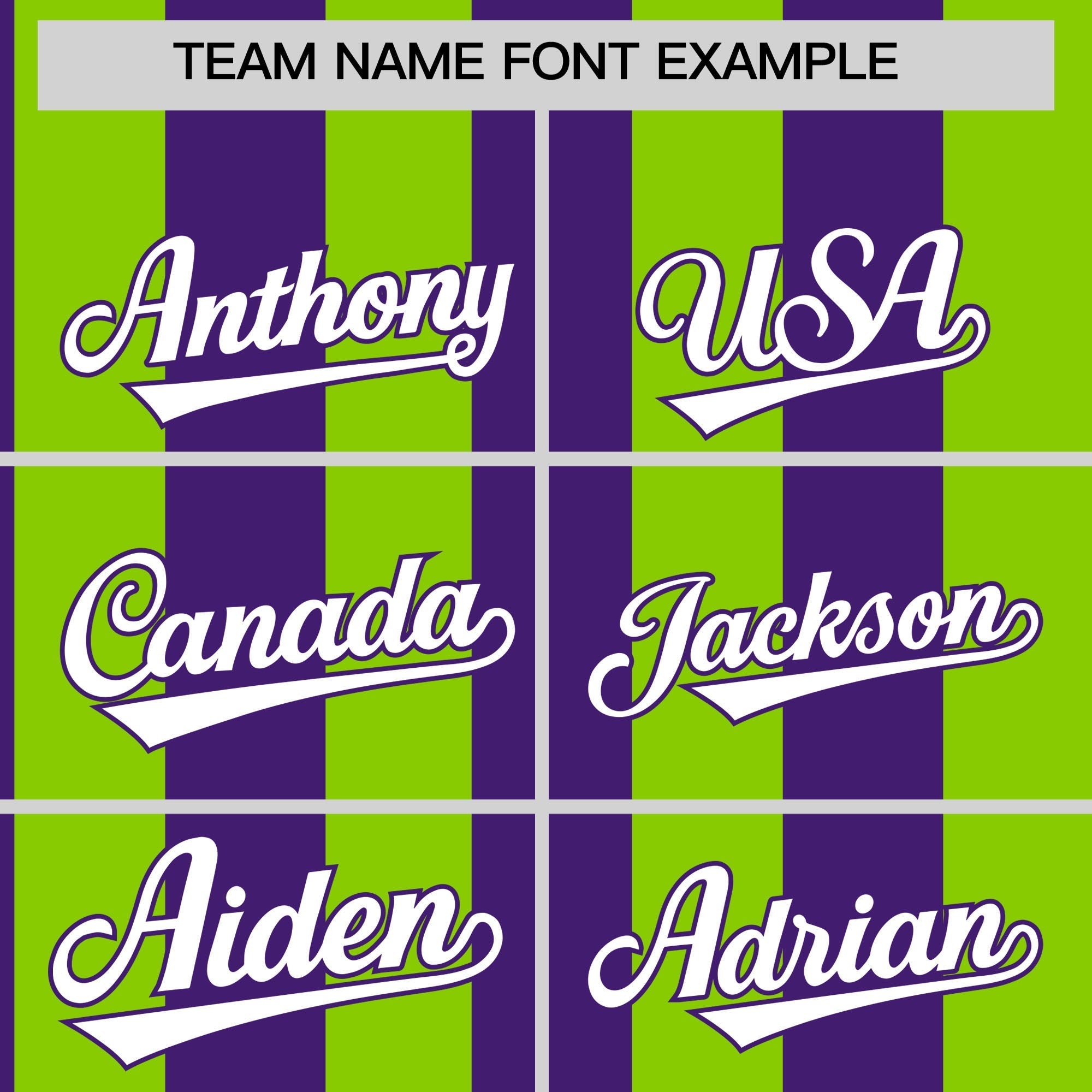 Custom Neon Green Purple Stripe Fashion Authentic Two-Button Baseball Jersey| KXKSHOP