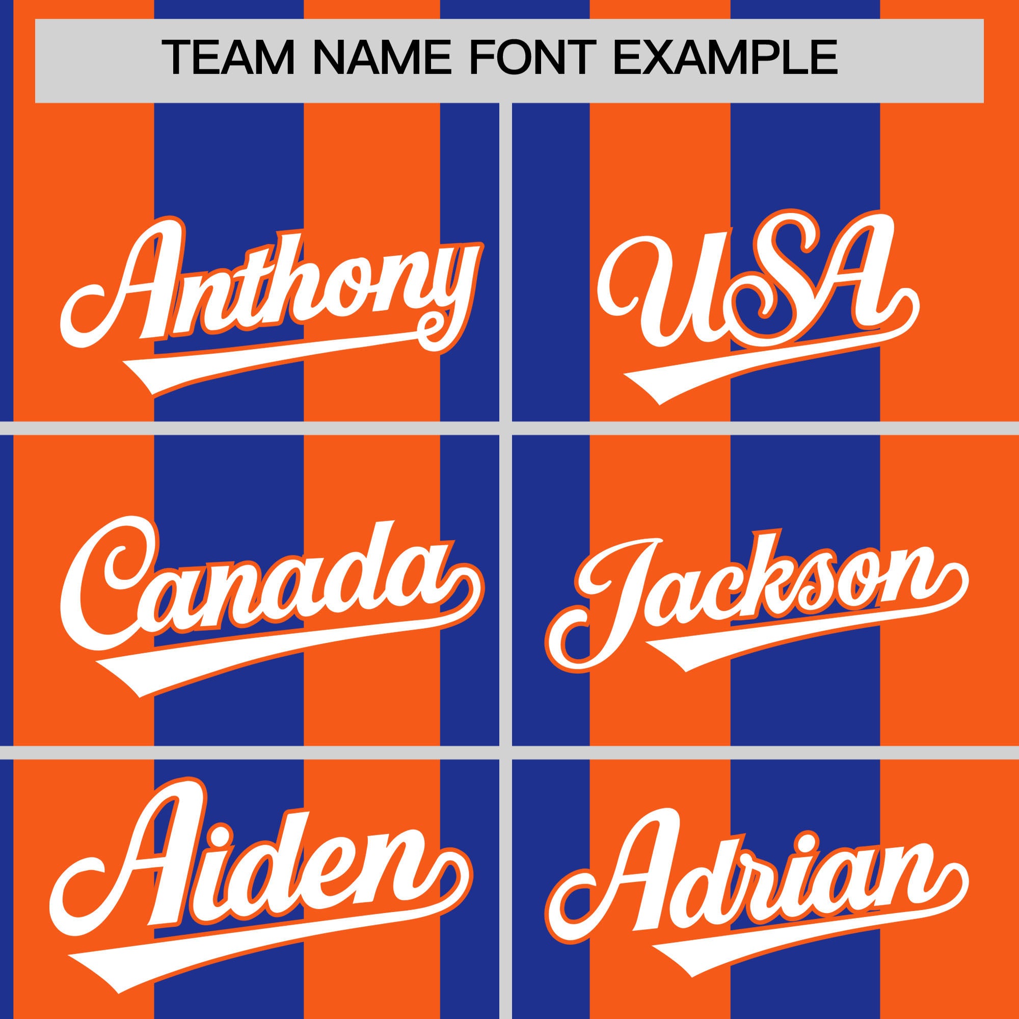 Custom Orange Royal Stripe Fashion Authentic Two-Button Softball Jersey