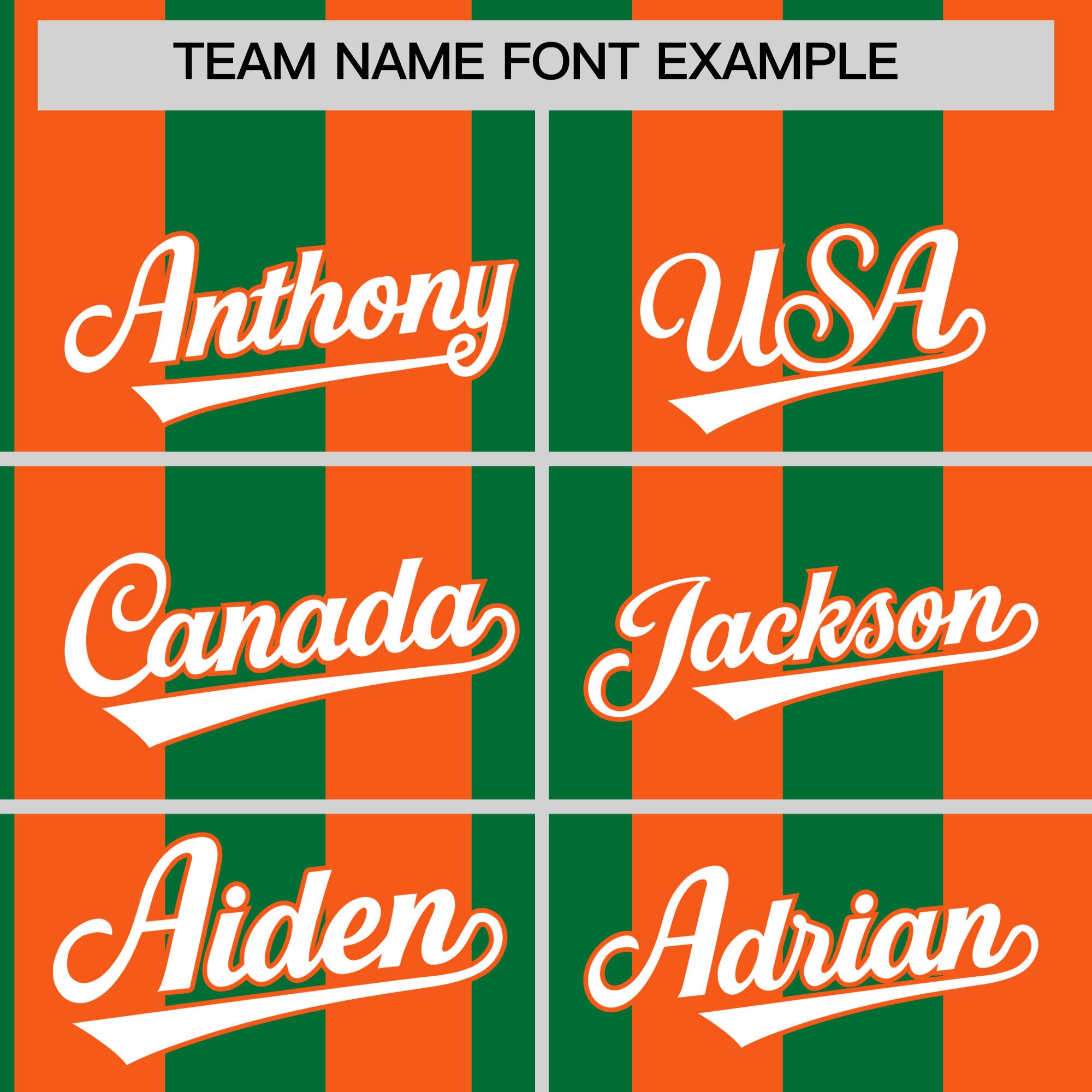 Custom Orange Kelly Green Stripe Fashion Authentic Two-Button Baseball Jersey| KXKSHOP