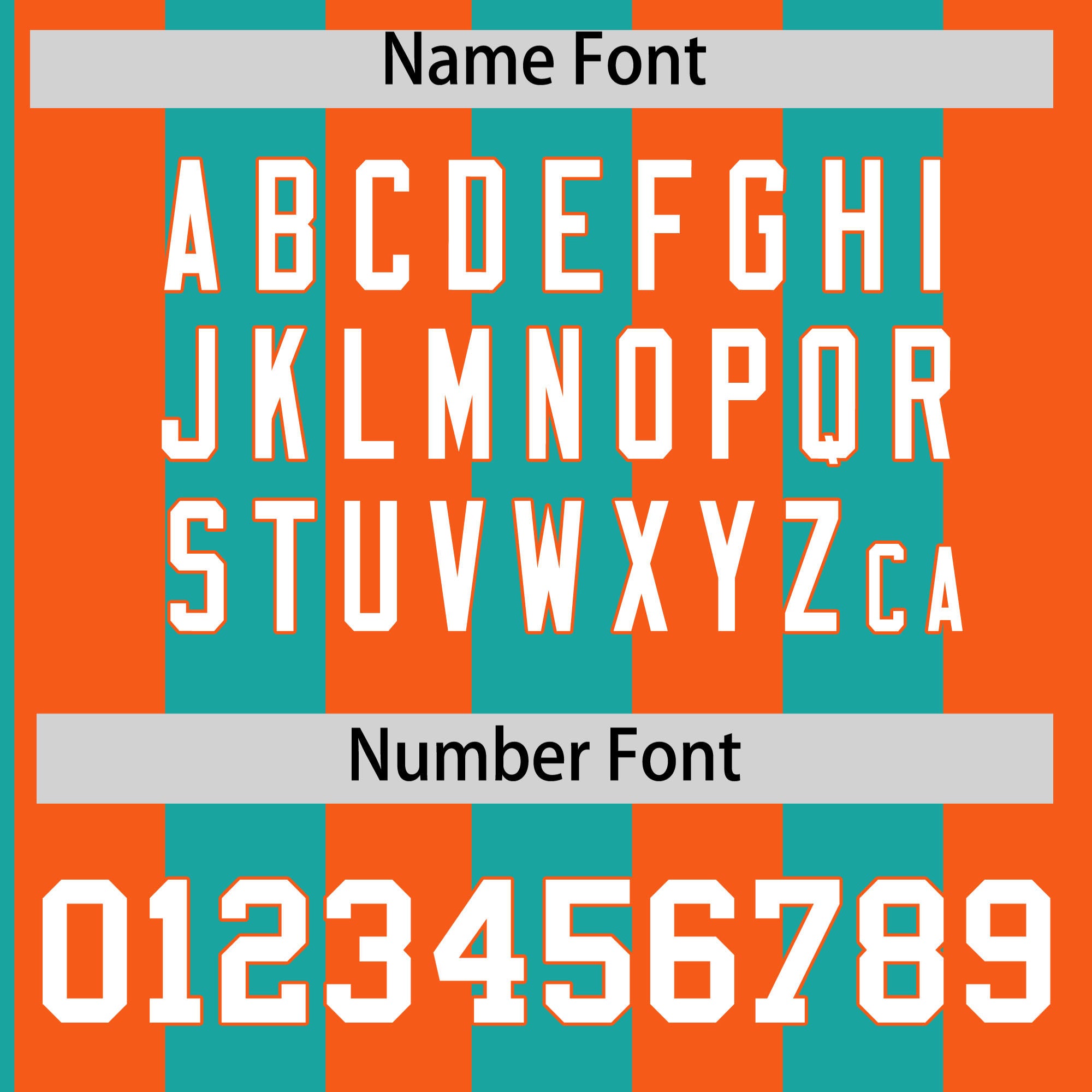 Custom Orange Aqua Stripe Fashion Authentic Two-Button Softball Jersey