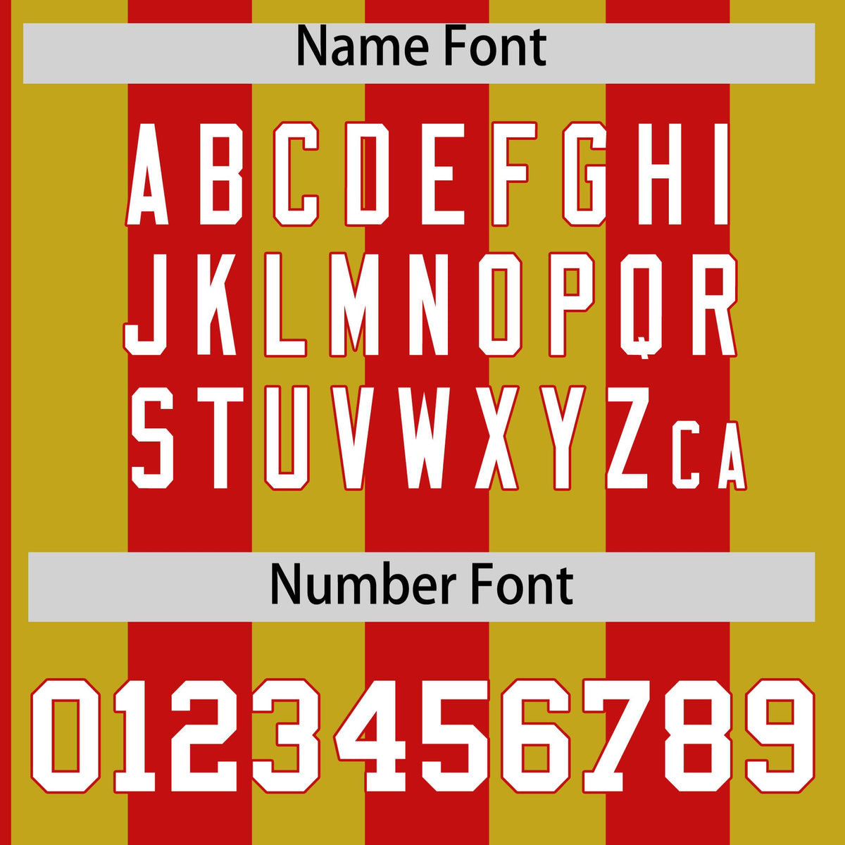 Custom Old Gold Red Stripe Fashion Authentic Two-Button Softball Jersey