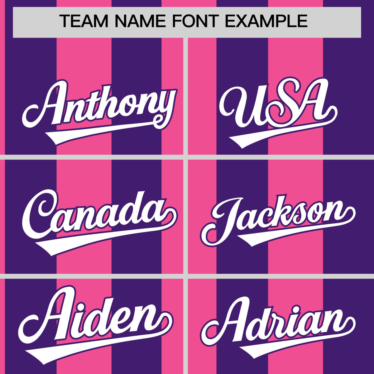 Custom Purple Pink Stripe Fashion Authentic Two-Button Softball Jersey