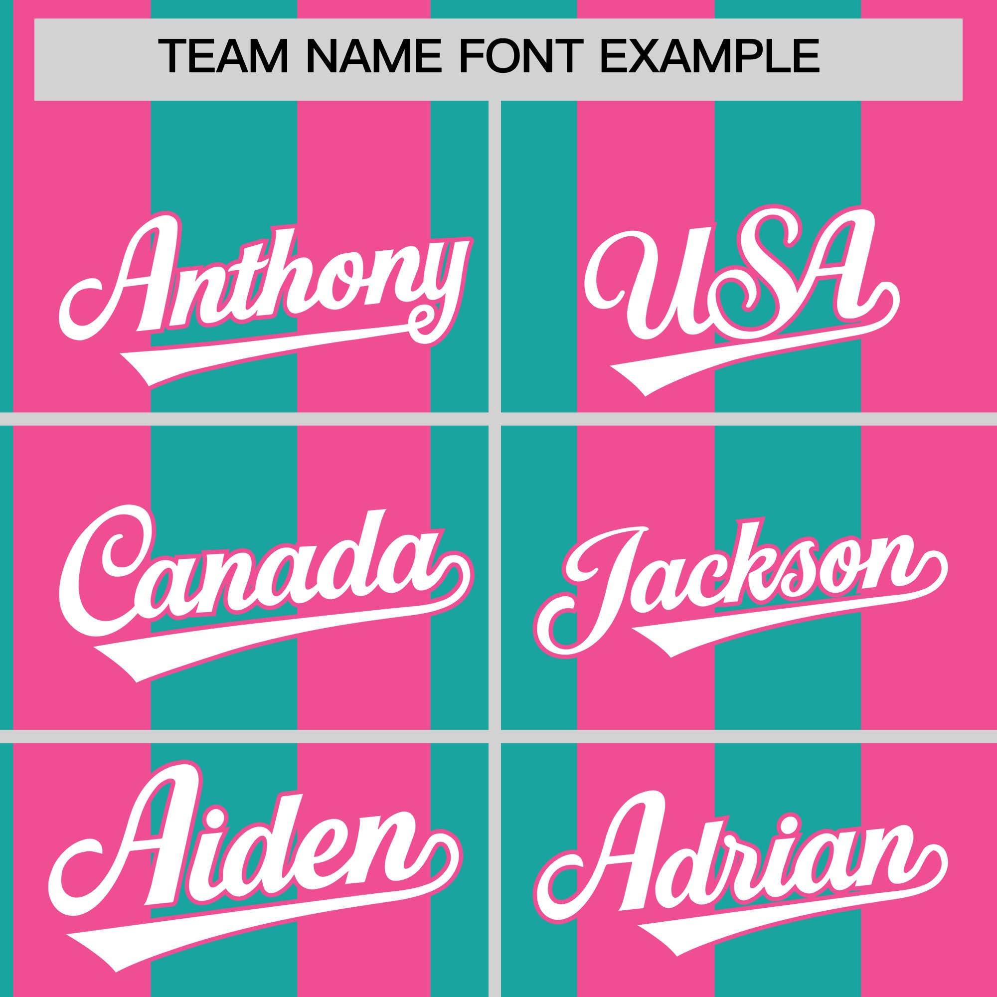 Custom Pink Aqua Stripe Fashion Authentic Two-Button Baseball Jersey| KXKSHOP