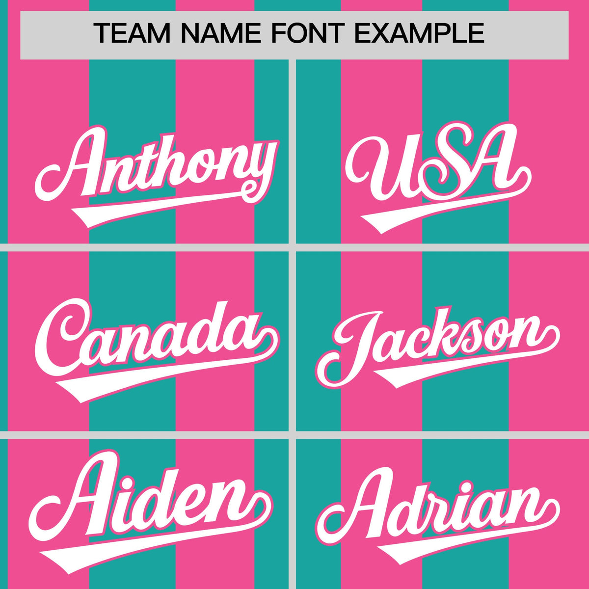 Custom Pink Aqua Stripe Fashion Authentic Two-Button Softball Jersey