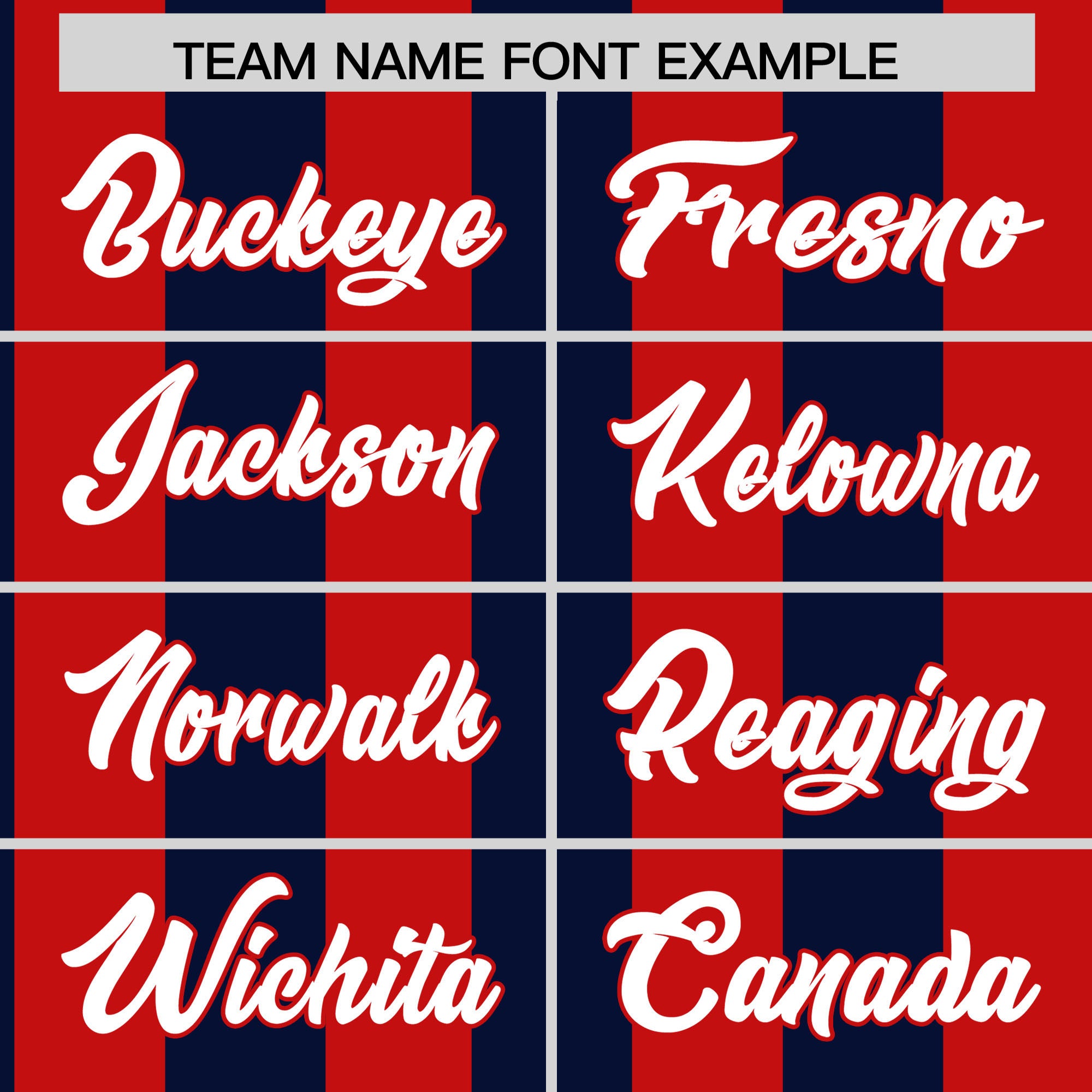 Custom Red Navy Stripe Fashion Authentic Two-Button Baseball Jersey| KXKSHOP