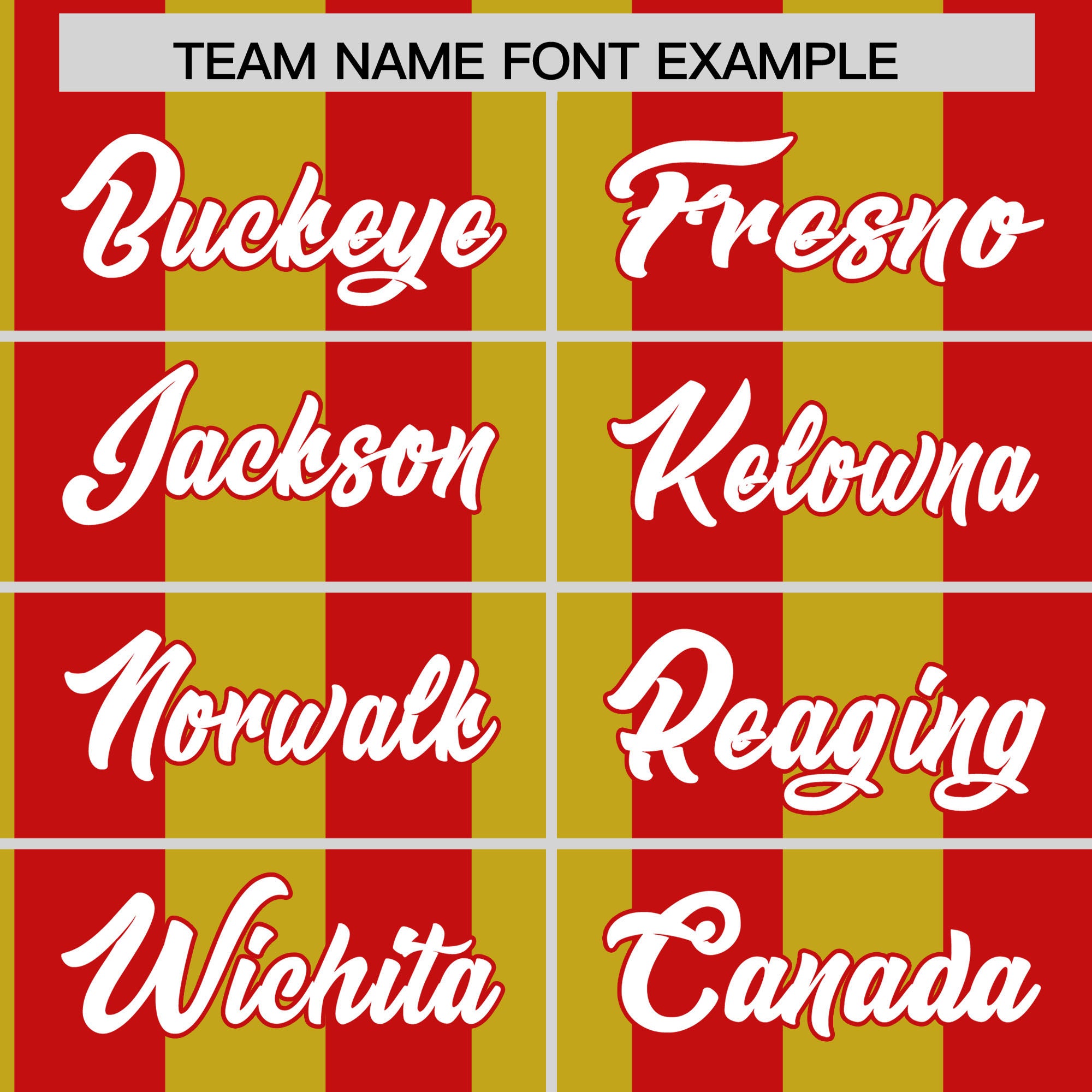 Custom Red Old Gold Stripe Fashion Authentic Two-Button Softball Jersey