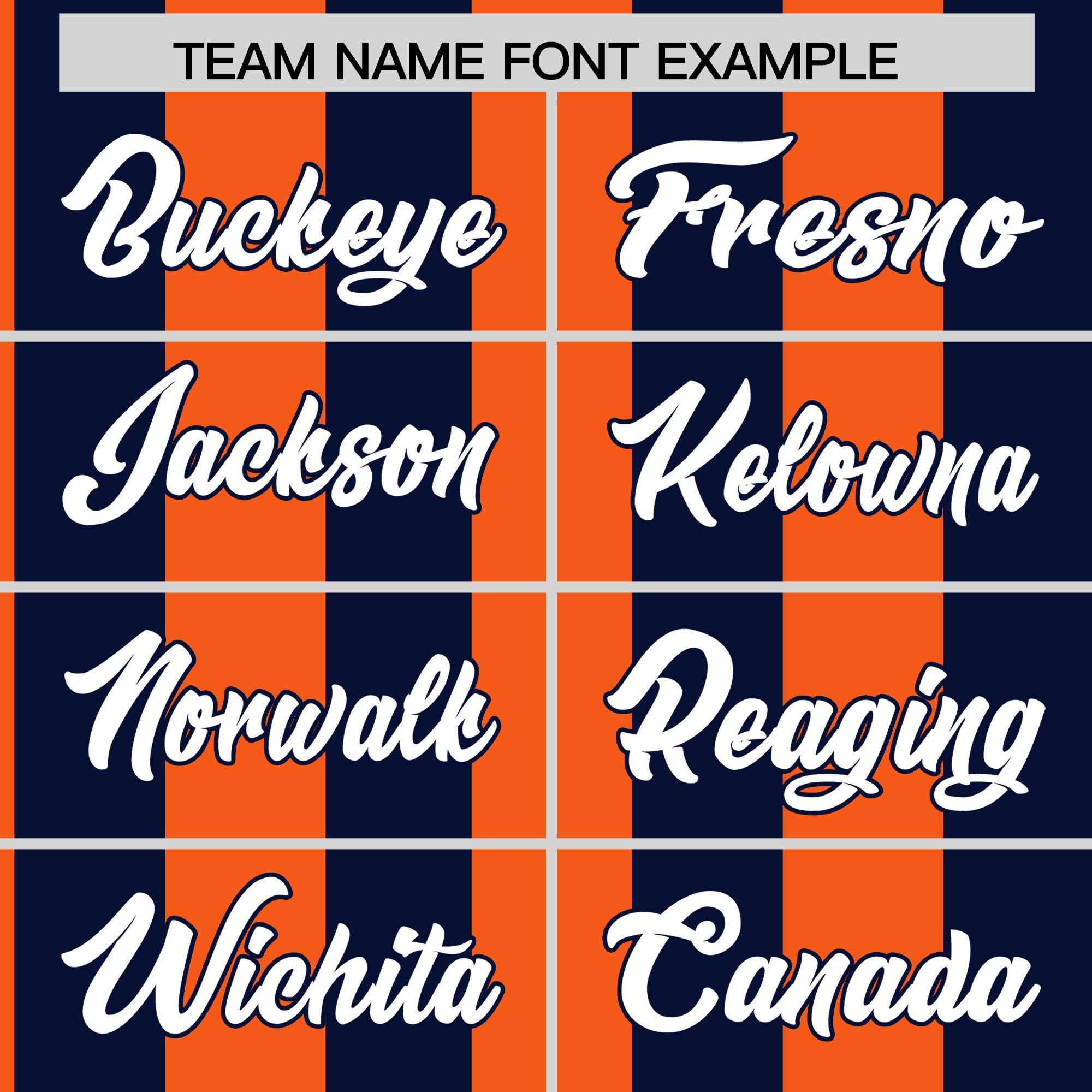Custom Navy Orange Stripe Fashion Authentic Two-Button Softball Jersey