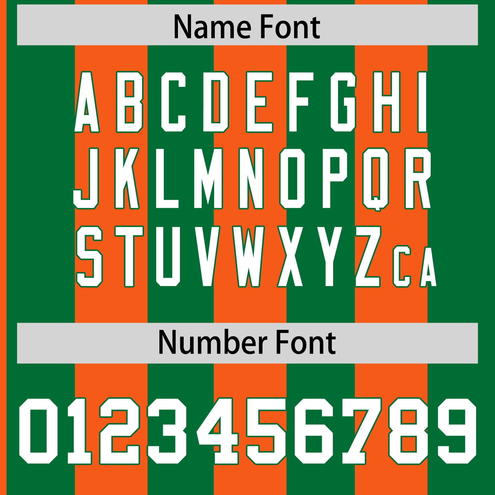 Custom Kelly Green Orange Stripe Fashion Authentic Two-Button Softball Jersey