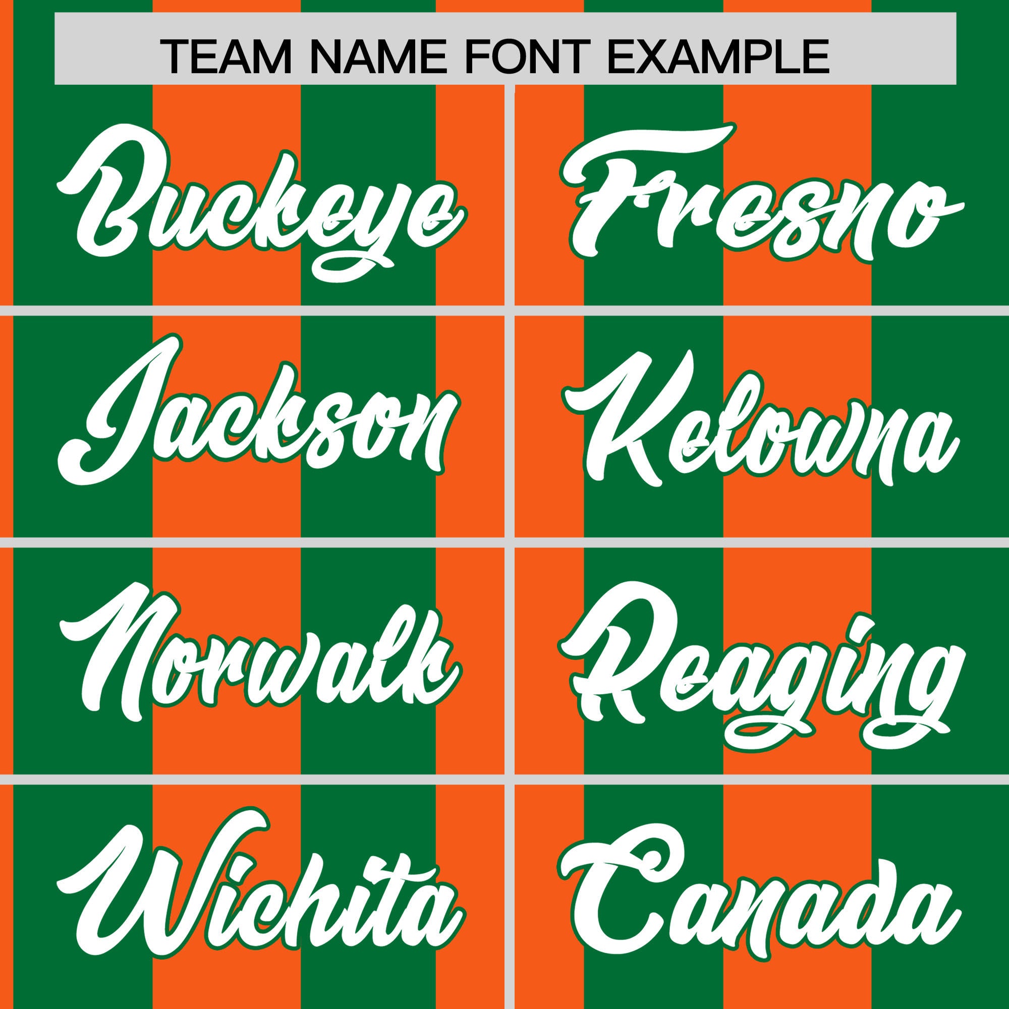 Custom Kelly Green Orange Stripe Fashion Authentic Two-Button Baseball Jersey| KXKSHOP