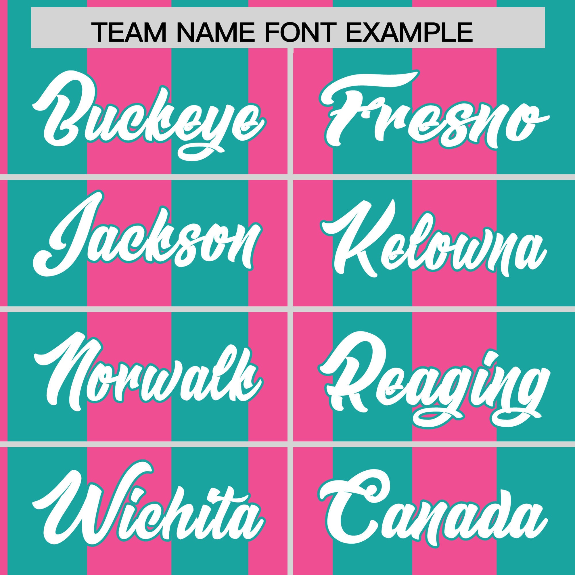 Custom Aqua Pink Stripe Fashion Authentic Two-Button Softball Jersey