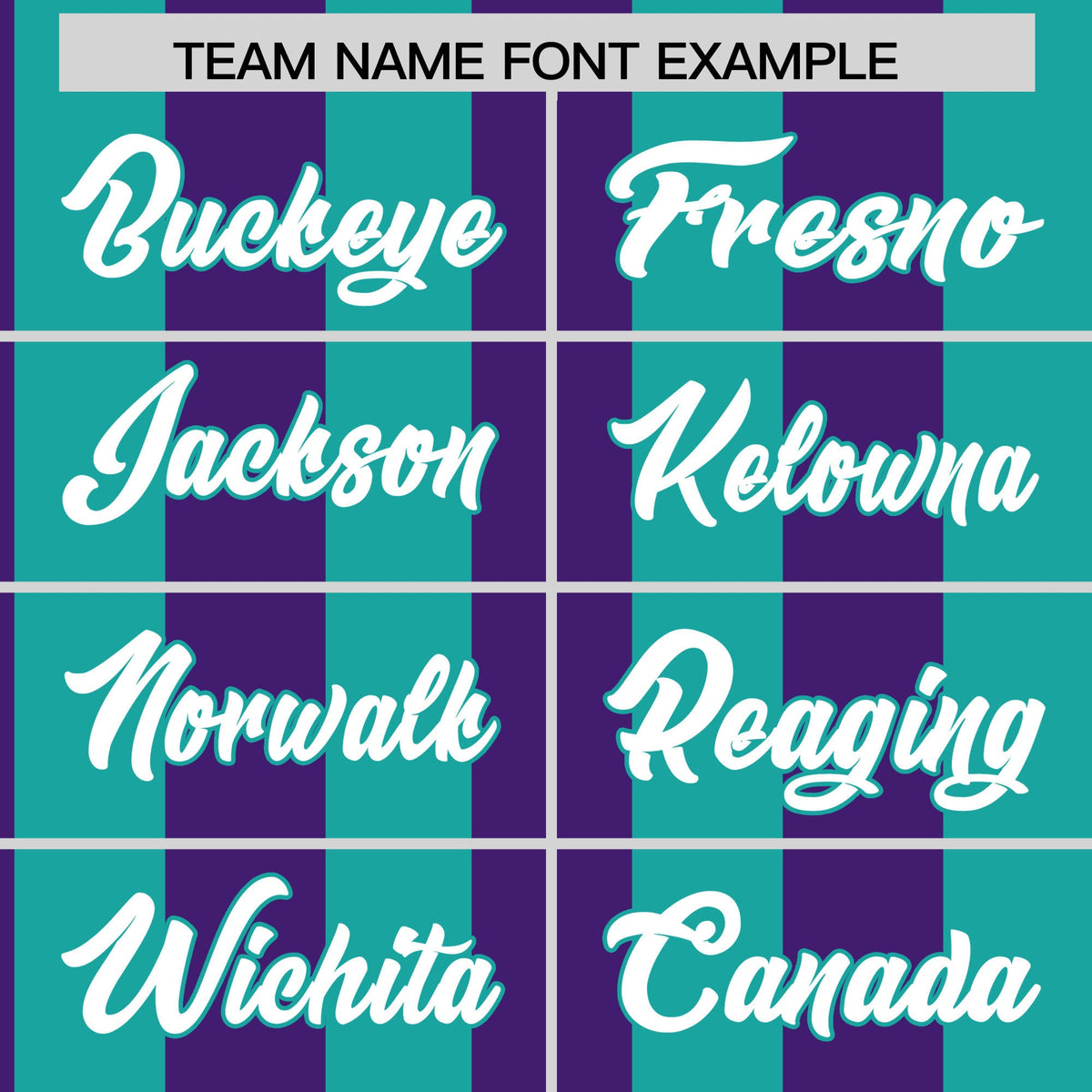 Custom Aqua Purple Stripe Fashion Authentic Two-Button Softball Jersey