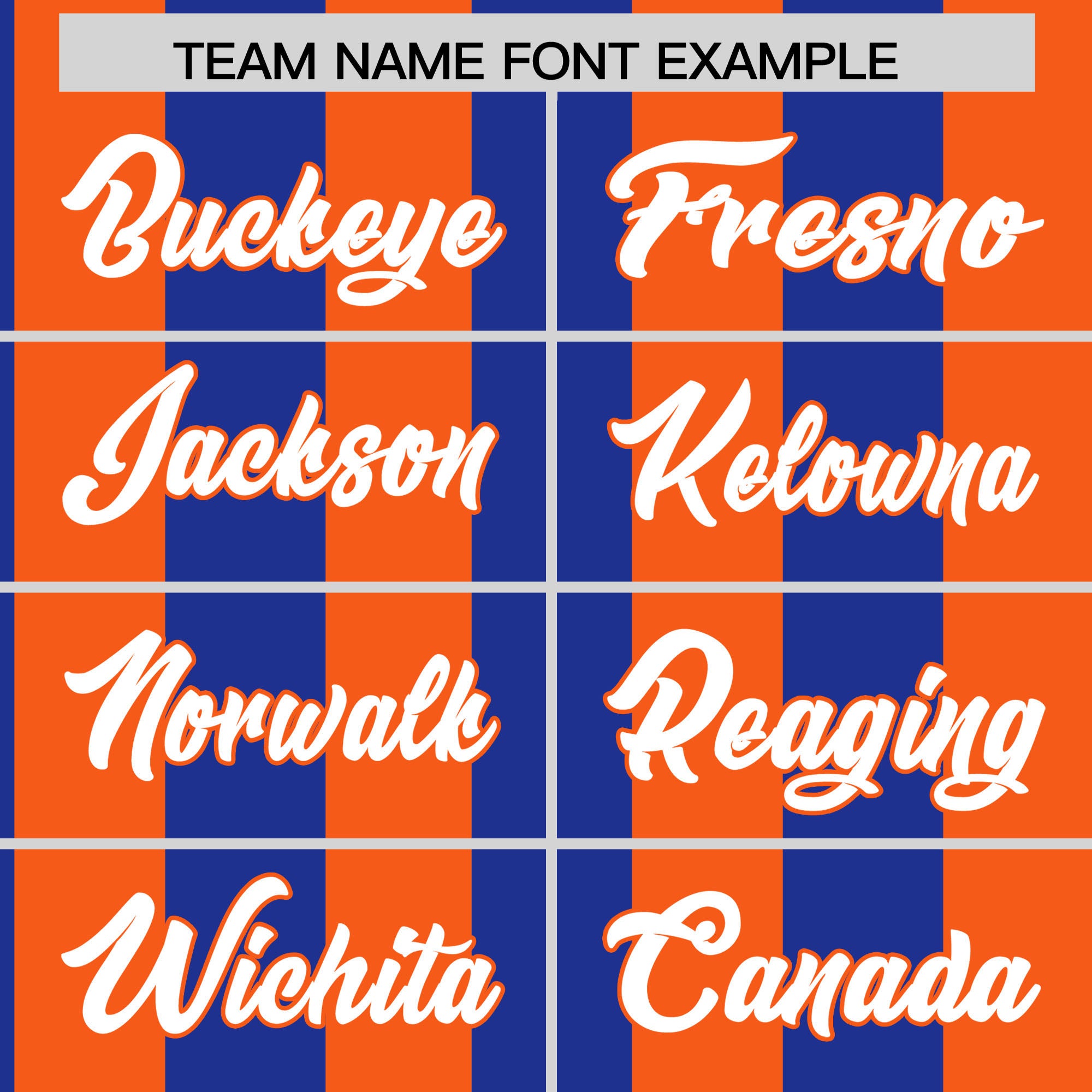 Custom Orange Royal Stripe Fashion Authentic Two-Button Softball Jersey